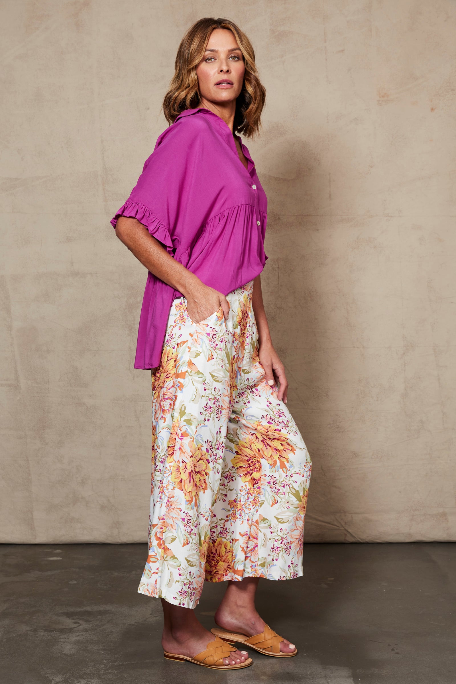 Plumeria Pant - Salt Jardin