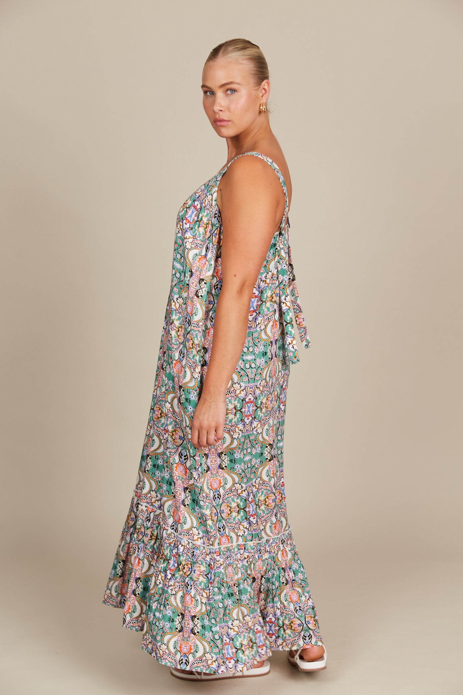 Esme Tank Dress - Lotus Fleuron