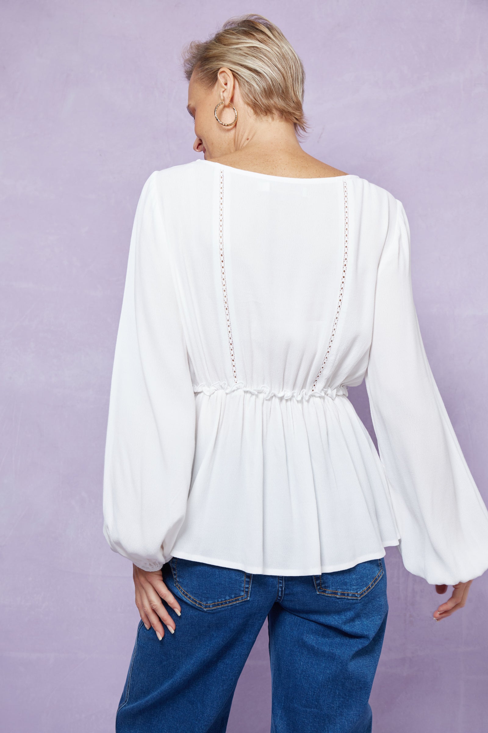 Coppola Blouse - Dove