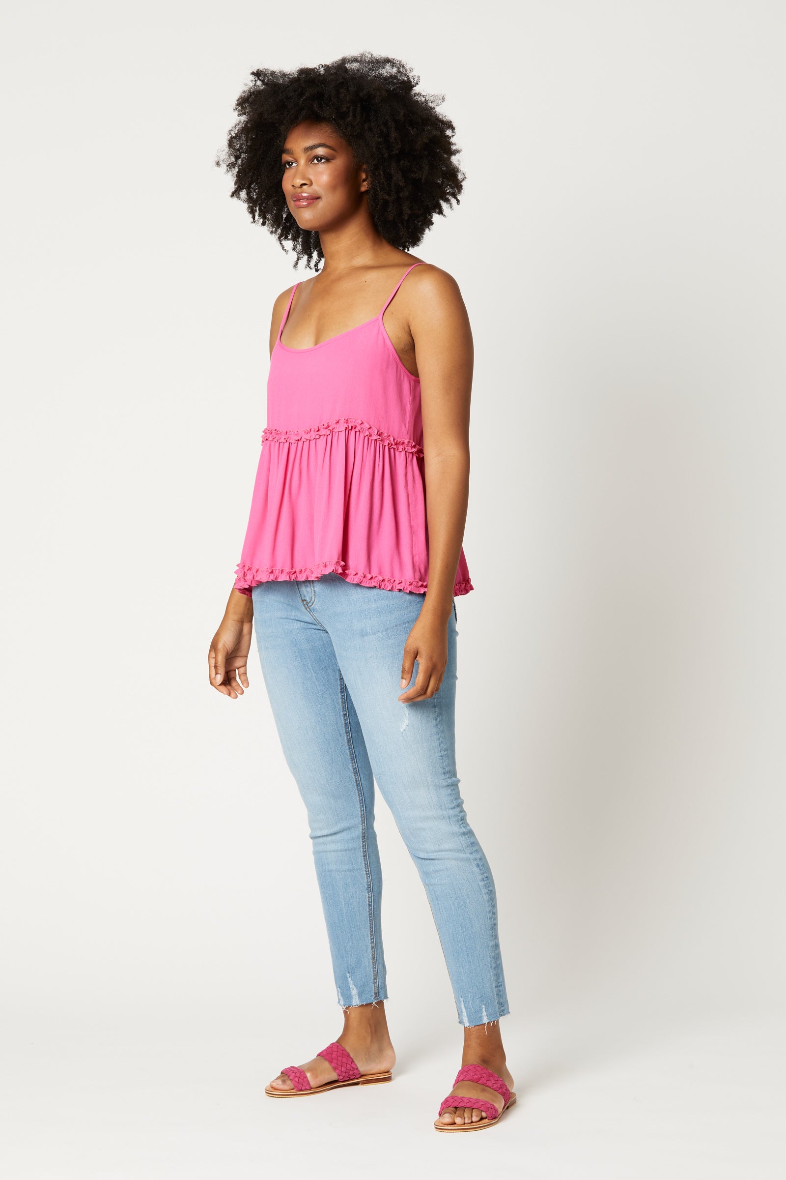 Wilder Tank - Flamingo - eb&ive Clothing - Top Strappy