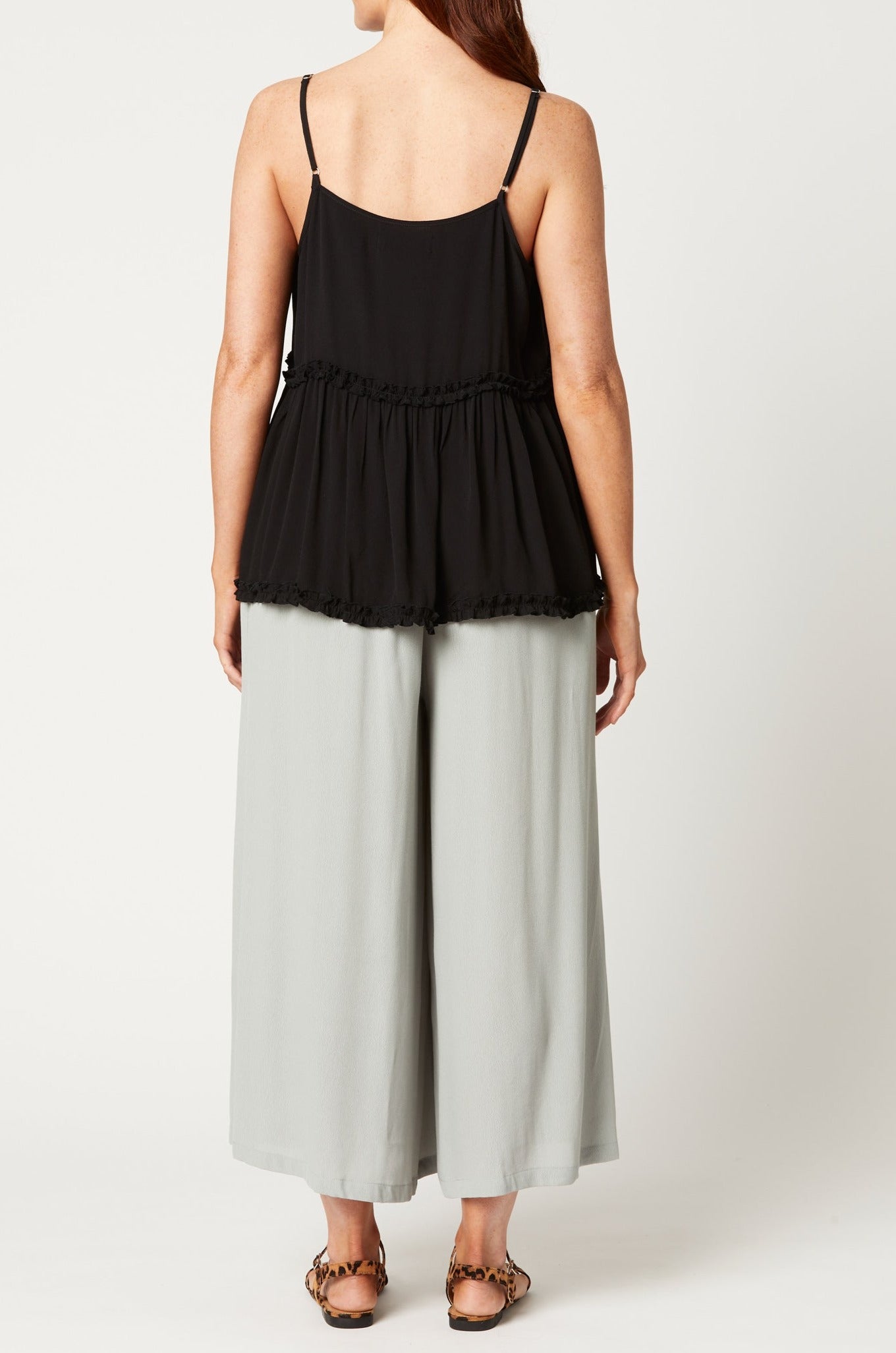 Wilder Tank - Ebony - eb&ive Clothing - Top Strappy