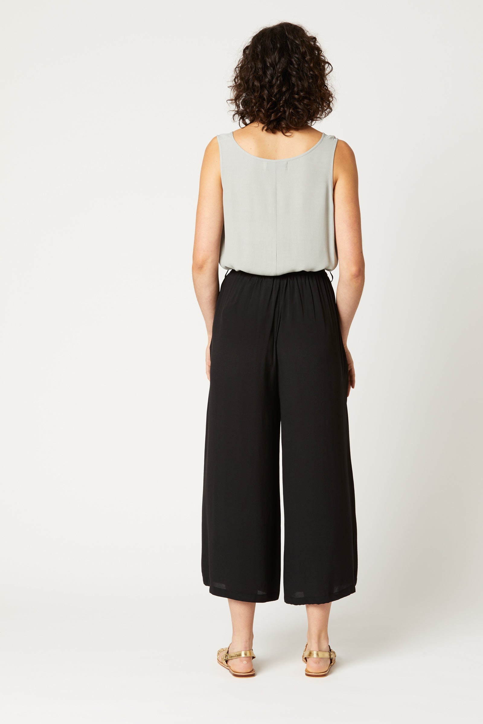 Tribal Pant - Ebony - eb&ive Clothing - Pant Relaxed Crop