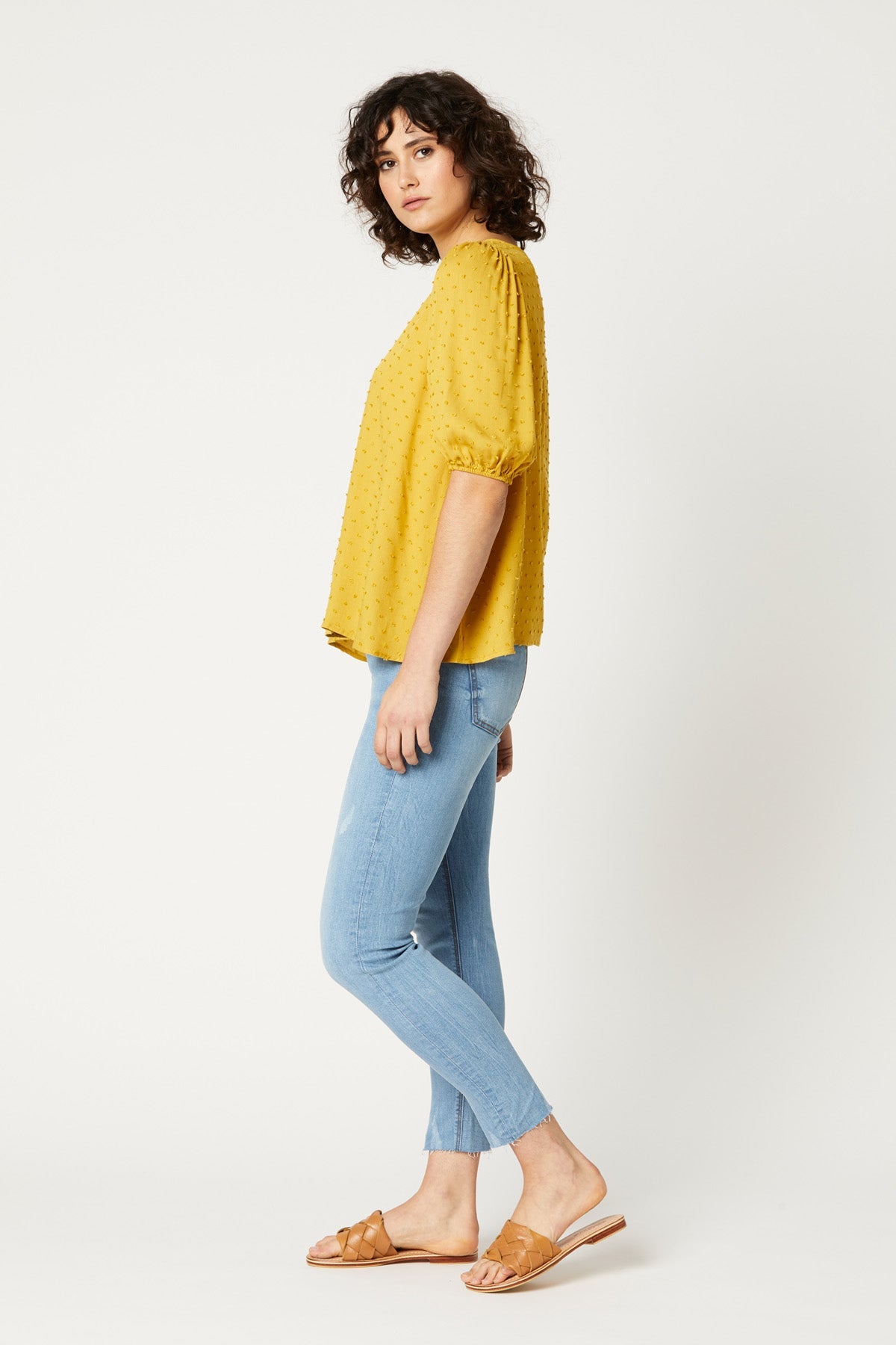 Jungle Top - Maize - eb&ive Clothing - Top S/S