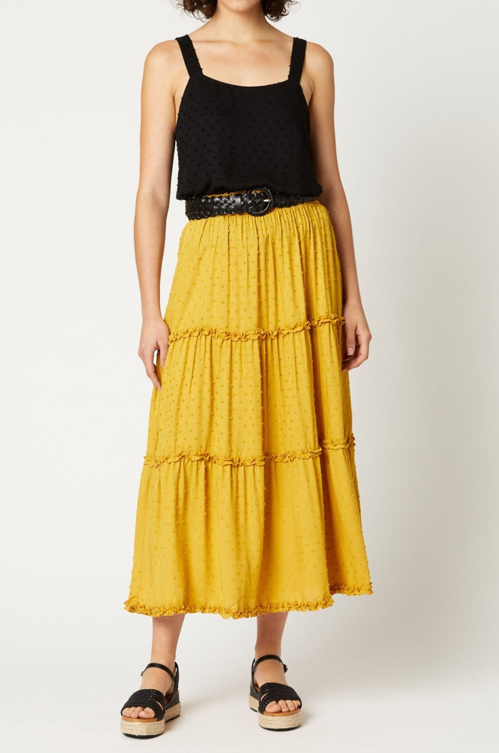 Jungle Maxi Skirt - Maize - eb&ive Clothing - Skirt Maxi