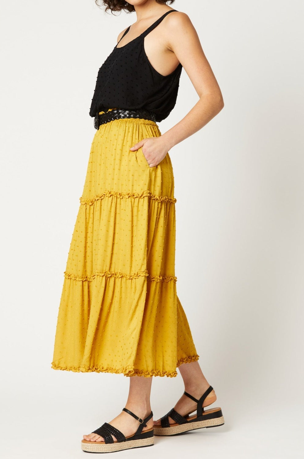 Jungle Maxi Skirt - Maize - eb&ive Clothing - Skirt Maxi