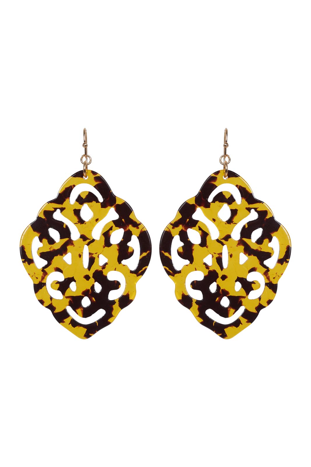 Mona Filagree Earring - Camel - eb&ive Earring