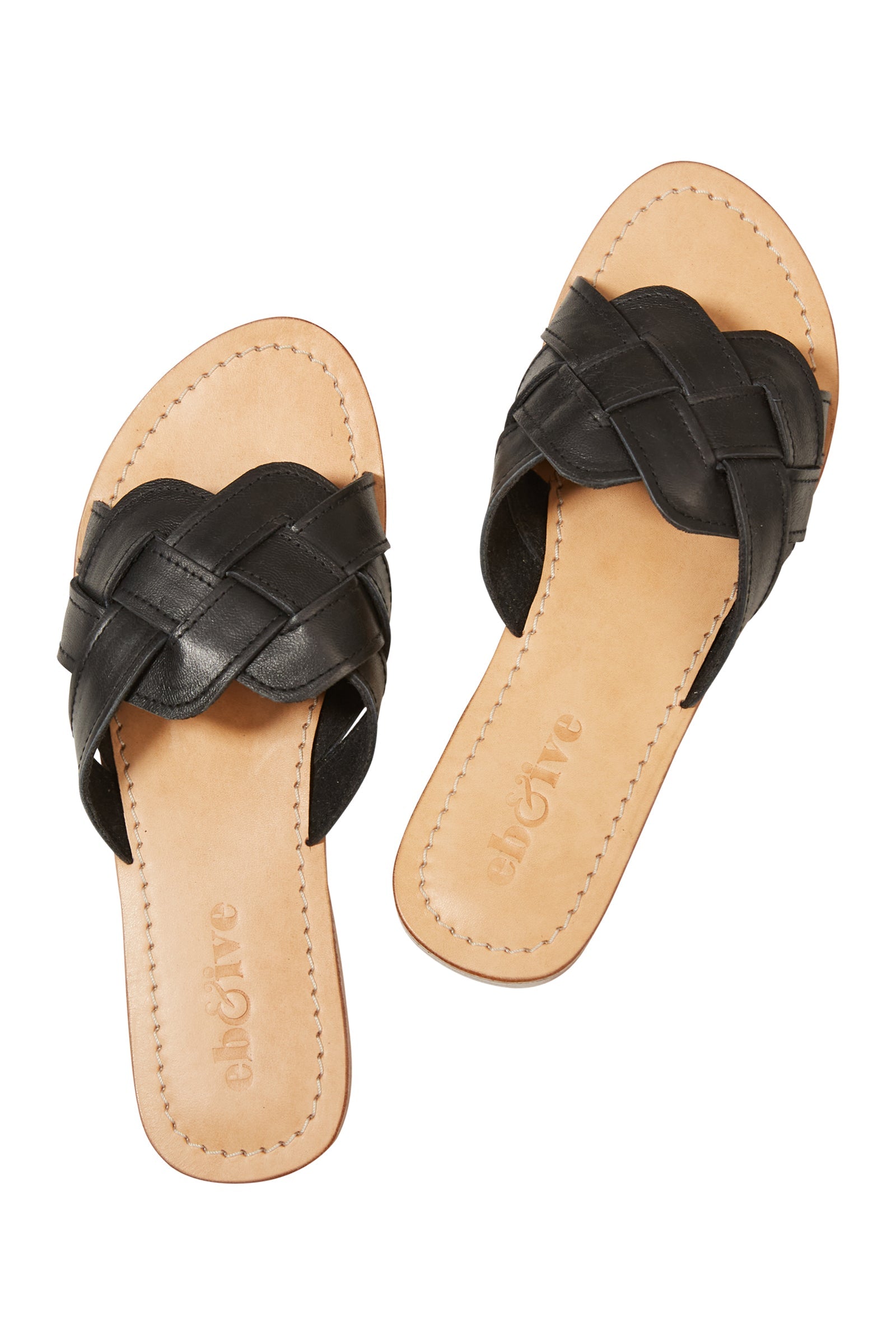 Alma Slide - Black - eb&ive Footwear - Sandals
