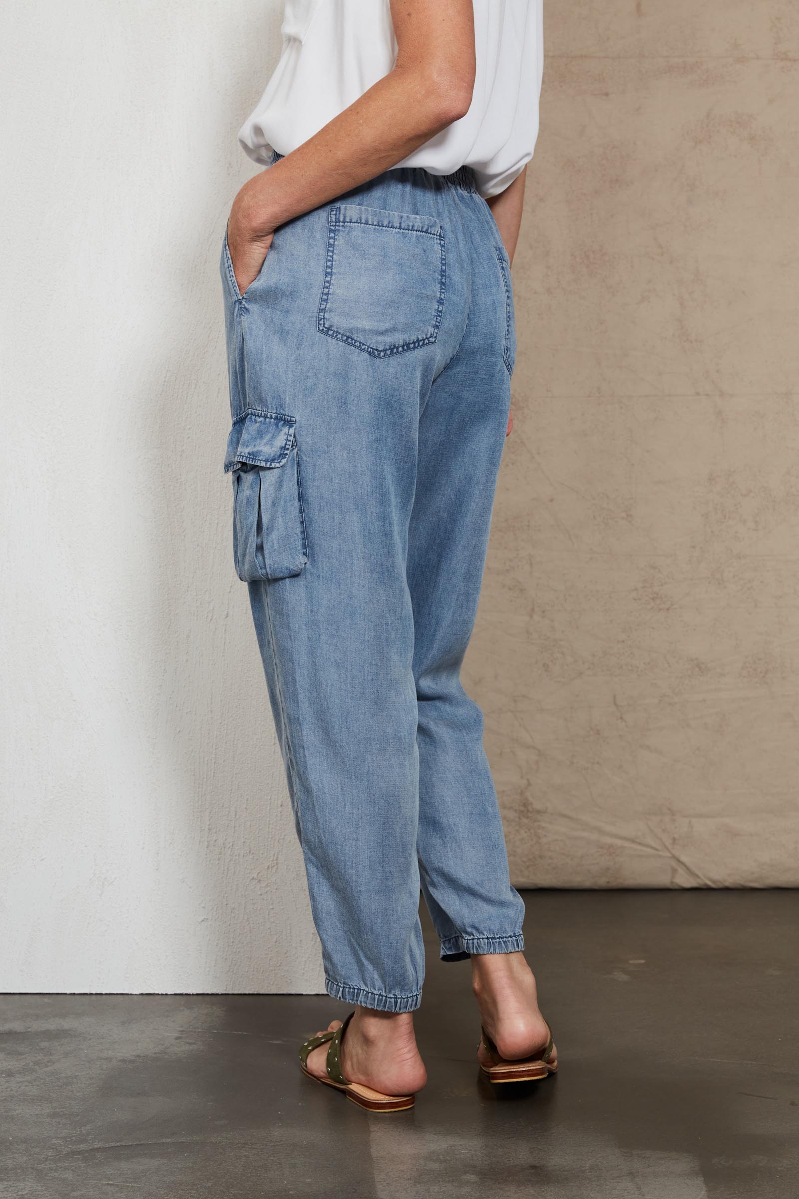 Amity Pant - Denim - eb&ive Clothing - Pant Relaxed