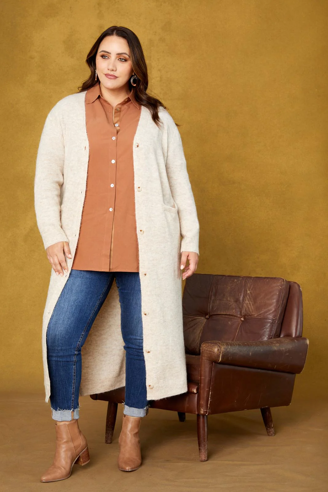 Studio Oversize Shirt - Cinnamon