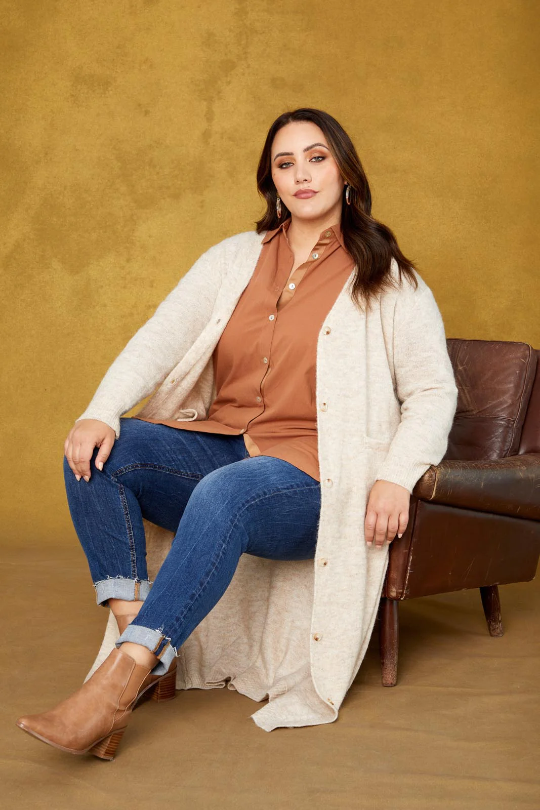 Studio Oversize Shirt - Cinnamon