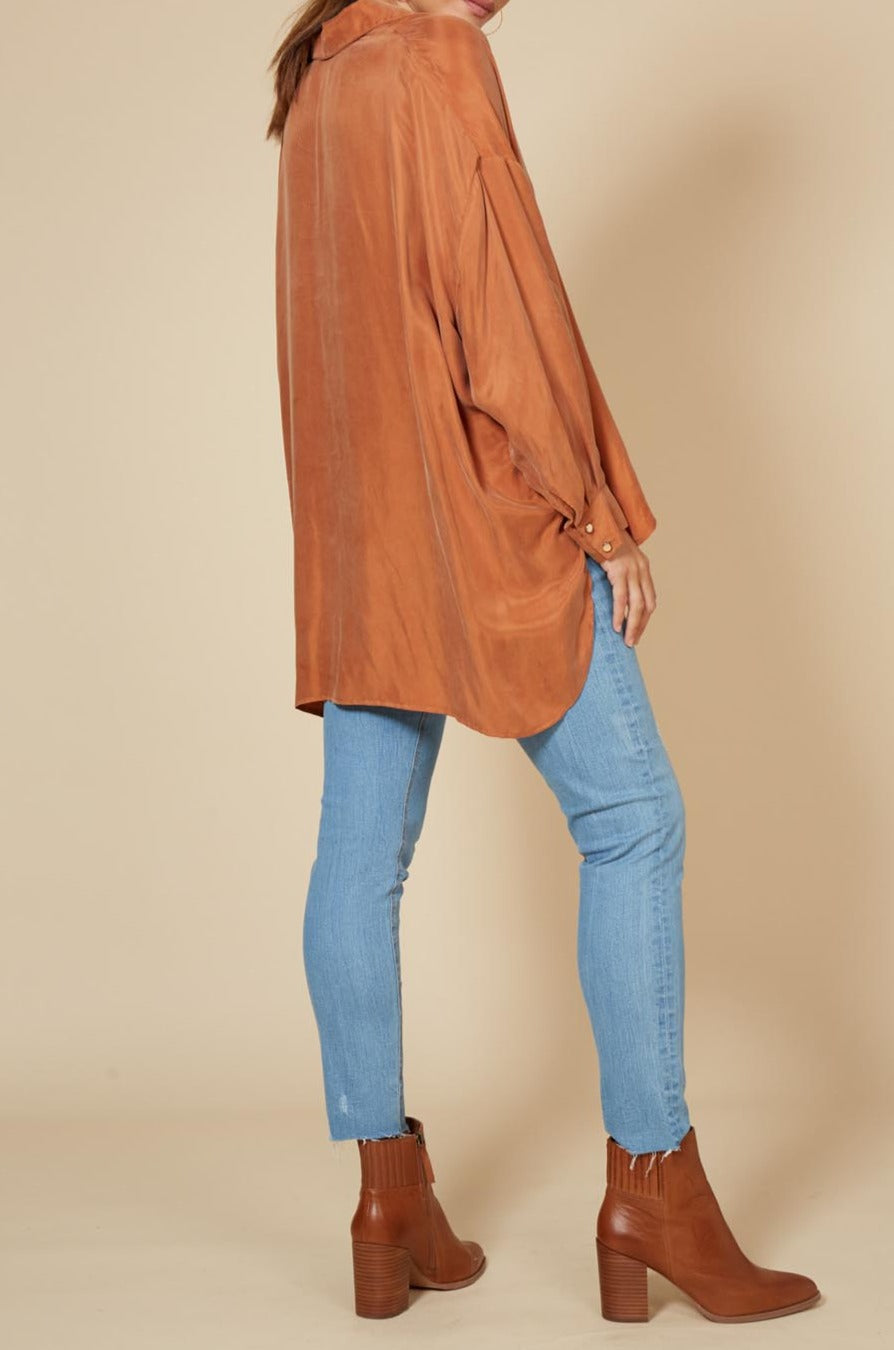 Vienetta Shirt - Caramel - eb&ive Clothing - Shirt L/S One Size
