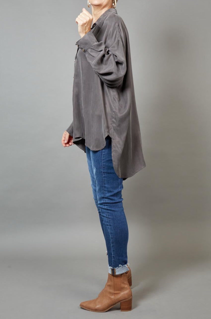 Vienetta Shirt - Fossil - eb&ive Clothing - Shirt L/S One Size