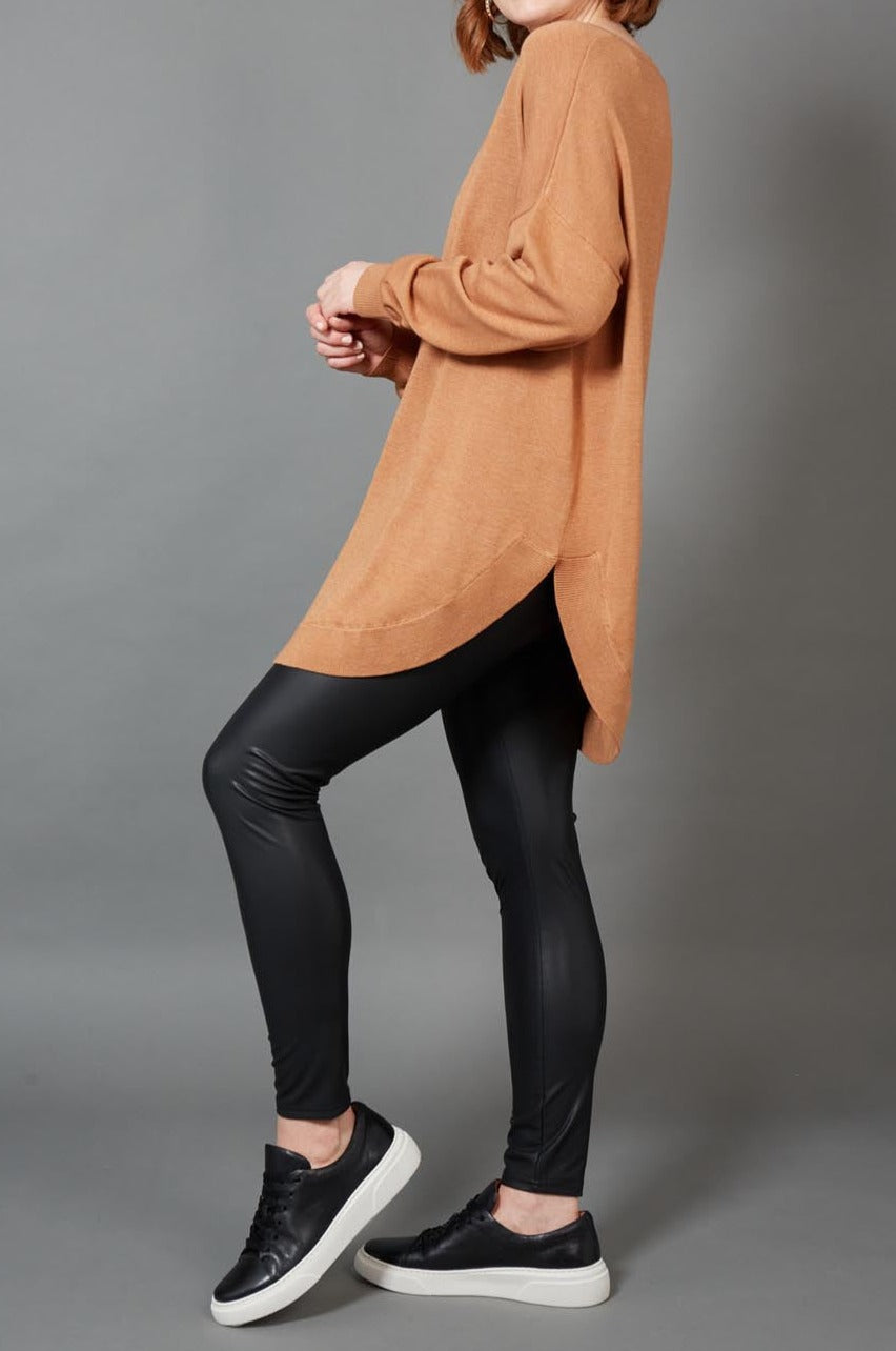 Cleo Jumper - Caramel - eb&ive Clothing - Knit Jumper One Size