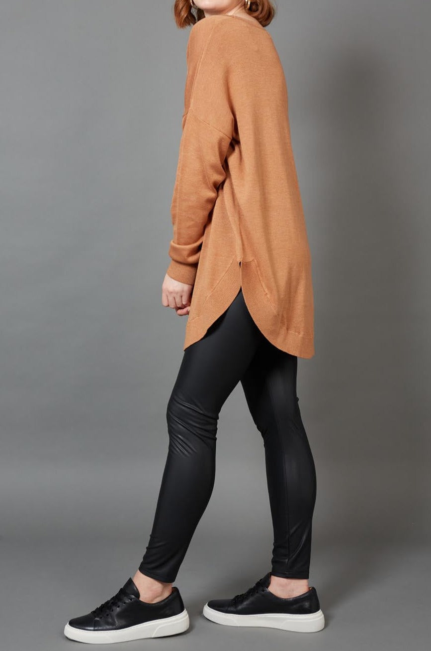 Cleo Jumper - Caramel - eb&ive Clothing - Knit Jumper One Size