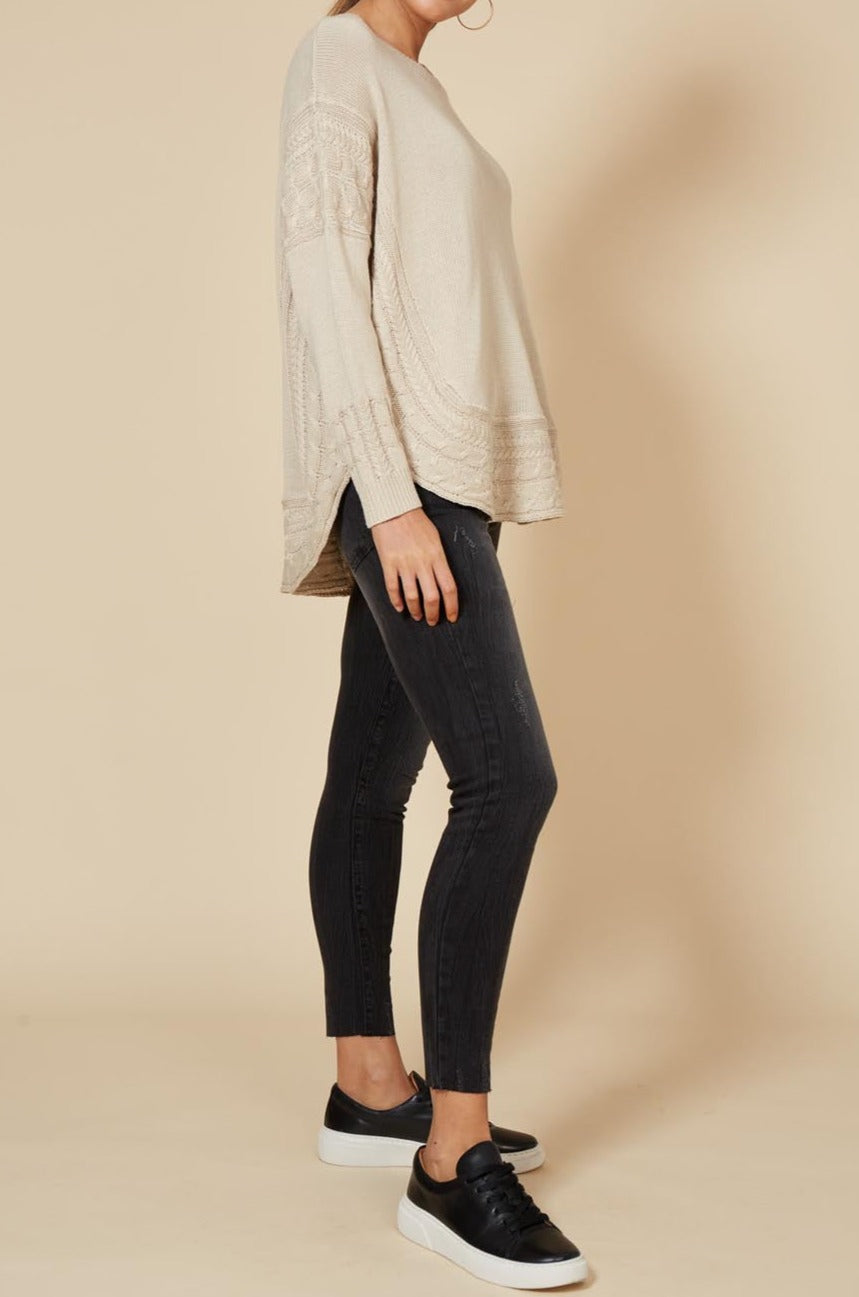 Poppy Knit - Tusk - eb&ive Clothing - Knit Jumper One Size