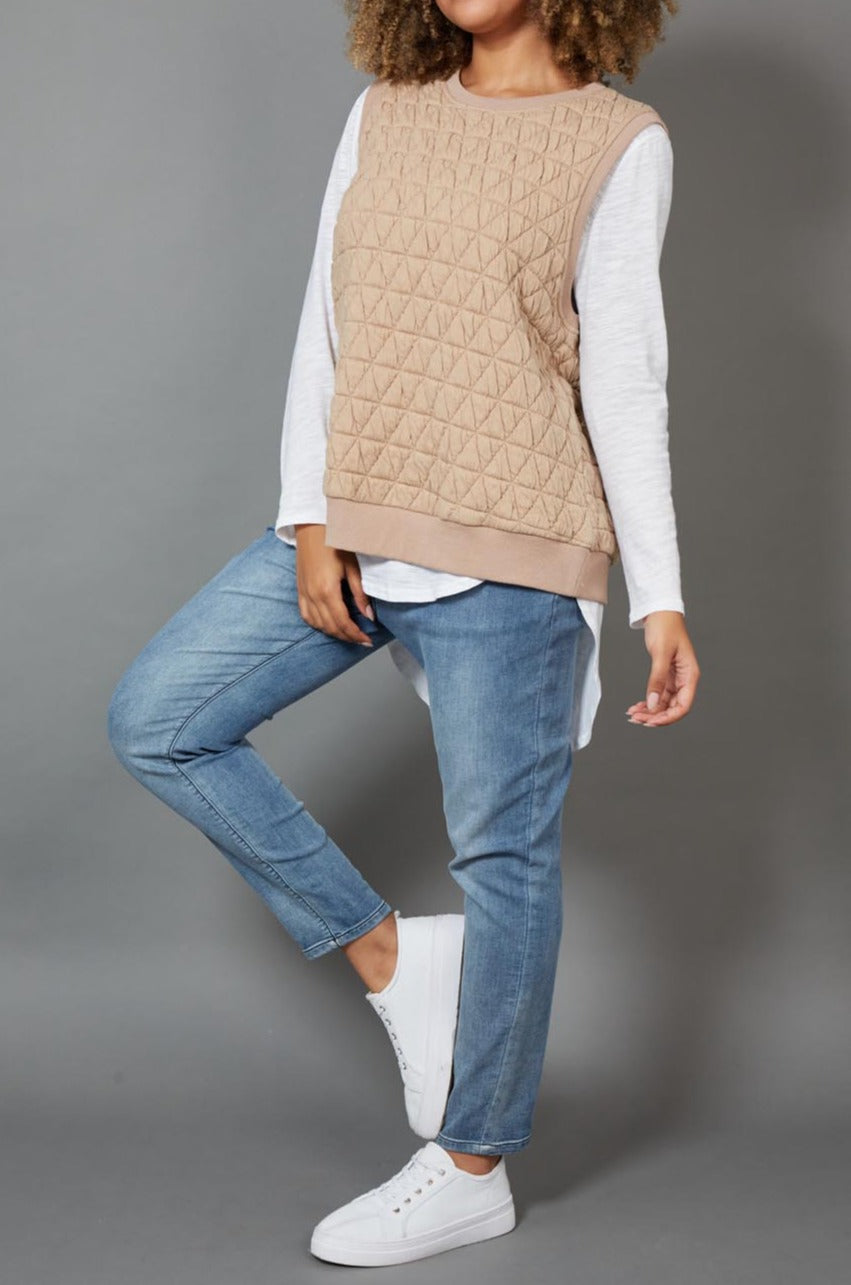 La Vida Vest - Camel - eb&ive Clothing - Vest
