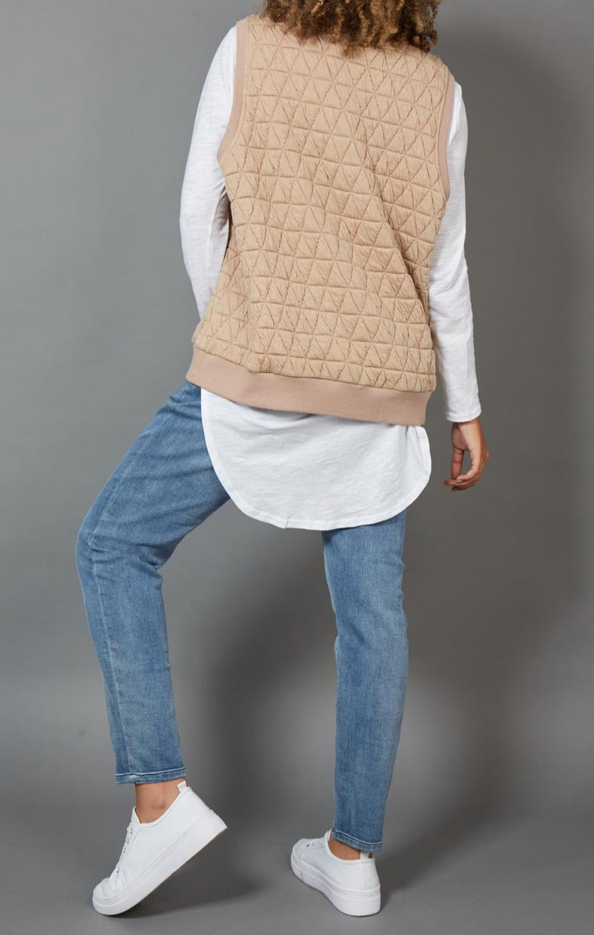 La Vida Vest - Camel - eb&ive Clothing - Vest