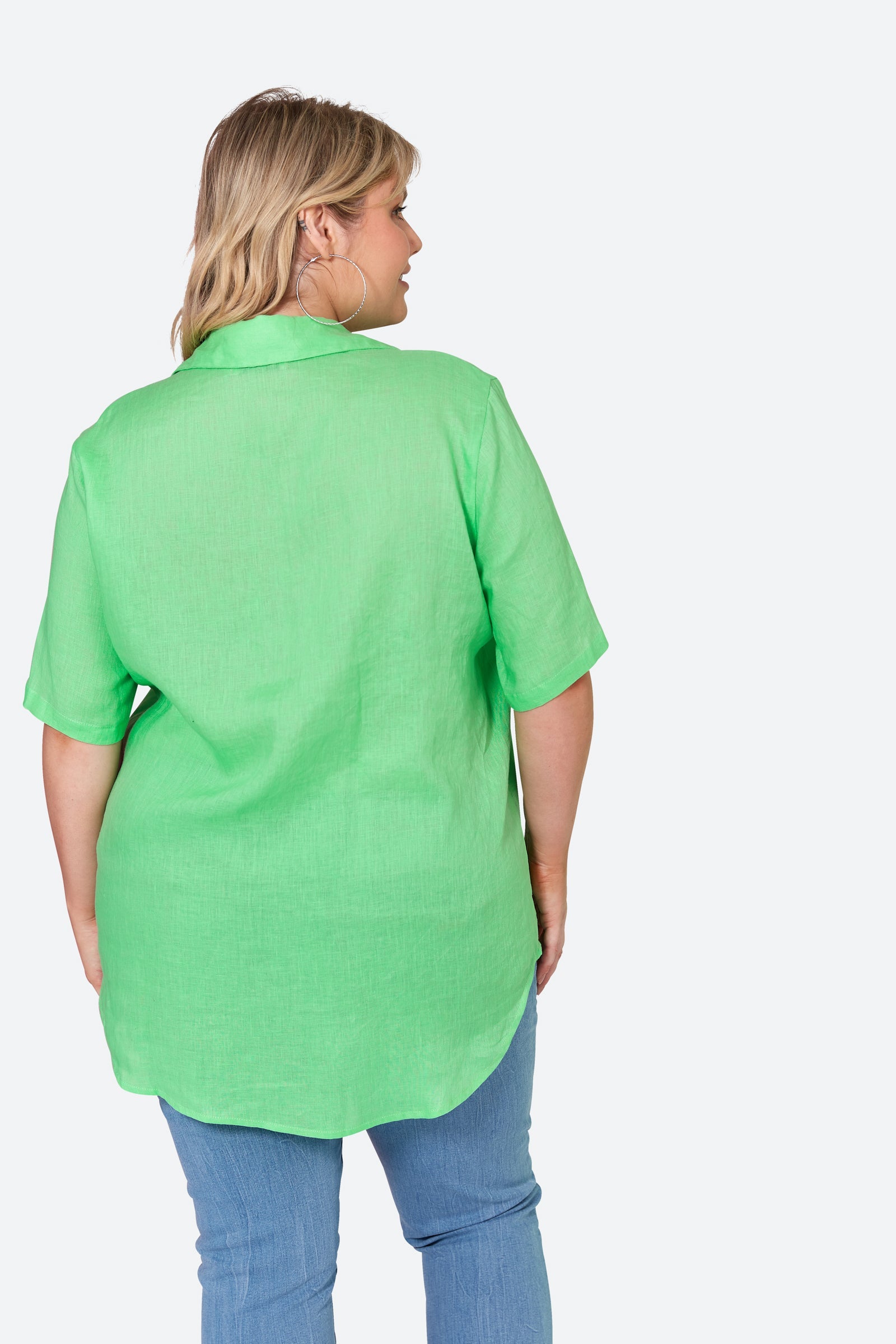 La Vie Shirt - Kiwi - eb&ive Clothing - Shirt S/S Linen
