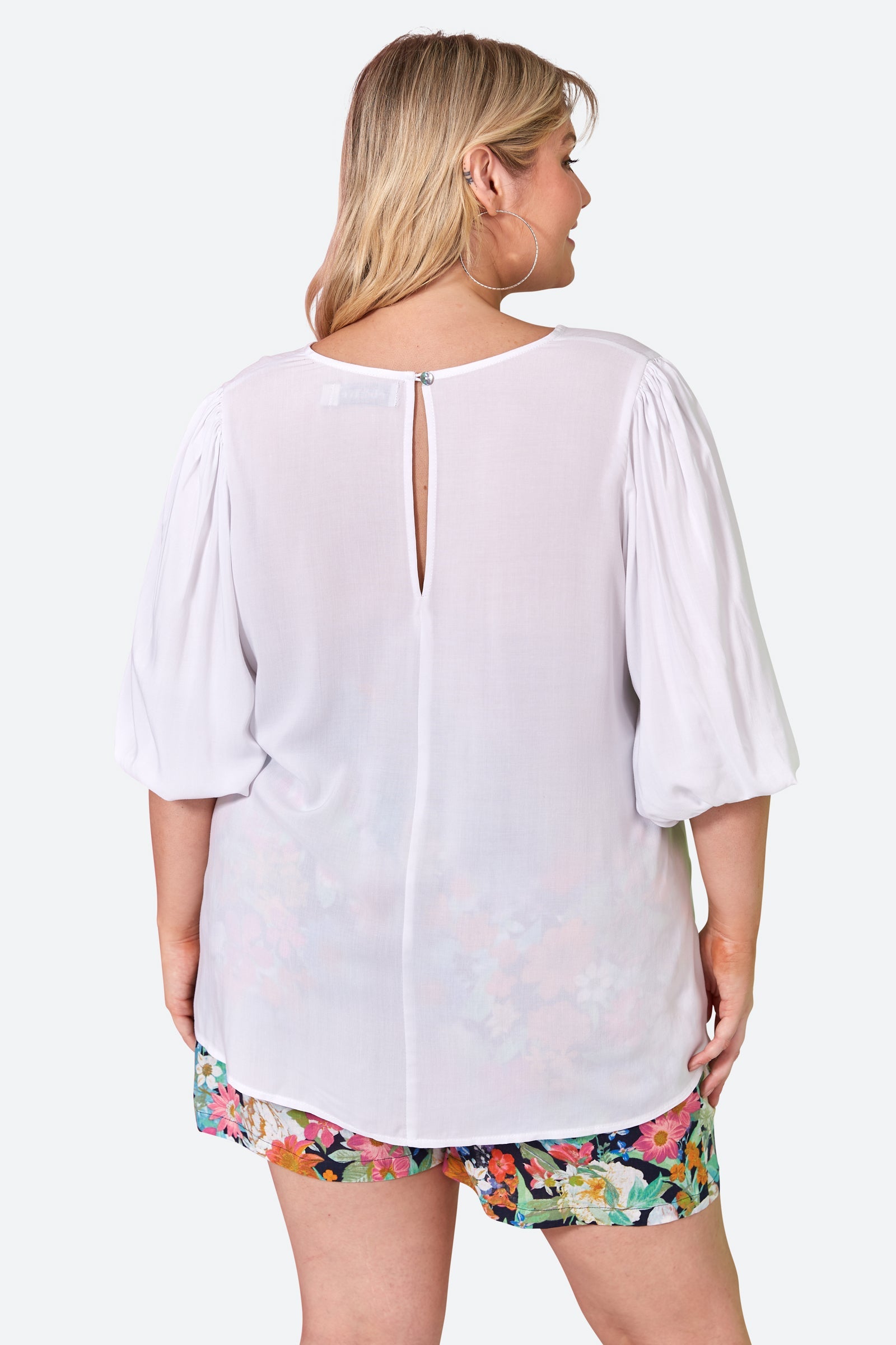 Esprit Top - Blanc - eb&ive Clothing - Top 3/4 Sleeve