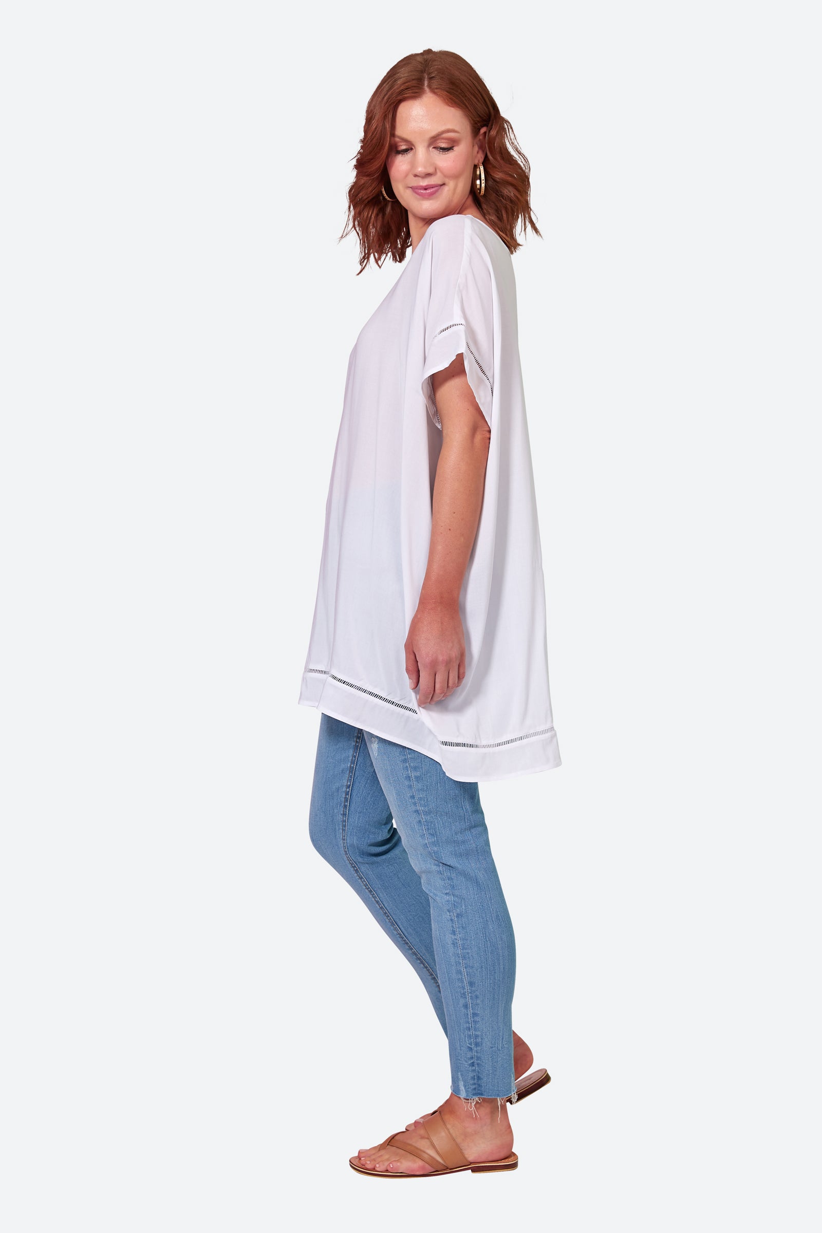 Esprit Relax Top - Blanc - eb&ive Clothing - Top S/S One Size