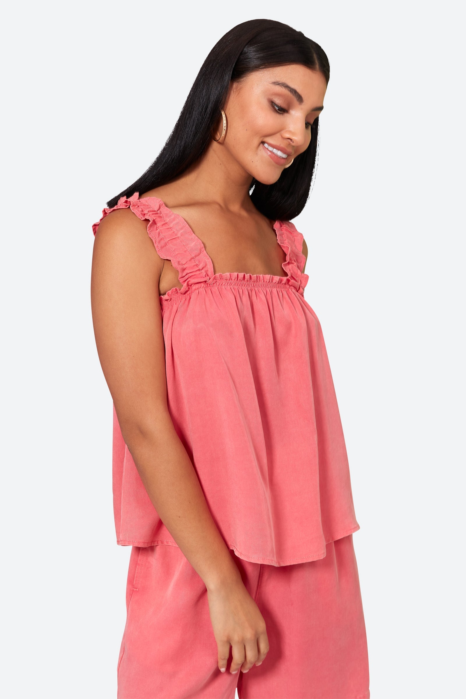 Elan Tank - Lychee - eb&ive Clothing - Top Strappy