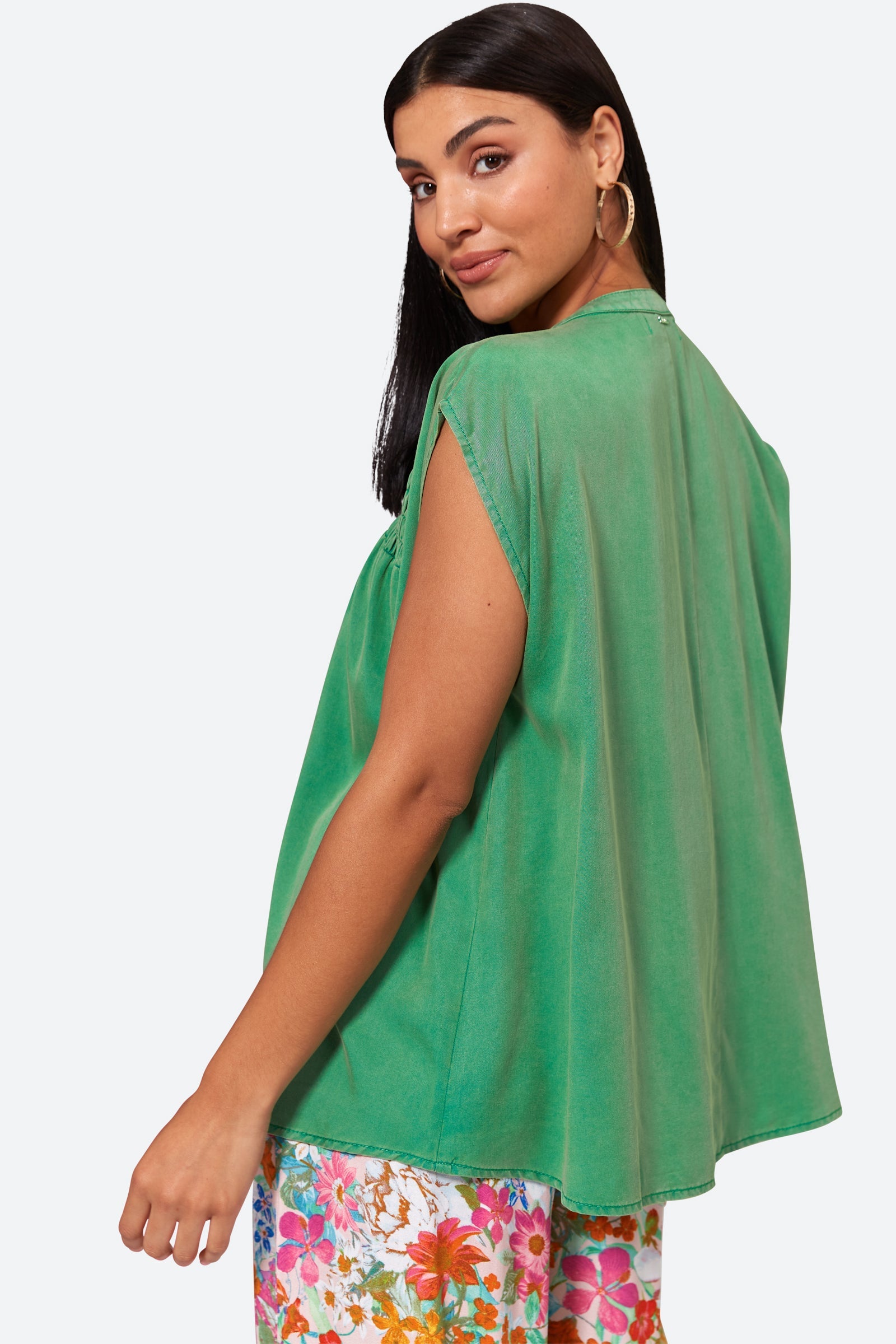 Elan Top - Meadow - eb&ive Clothing - Top Sleeveless