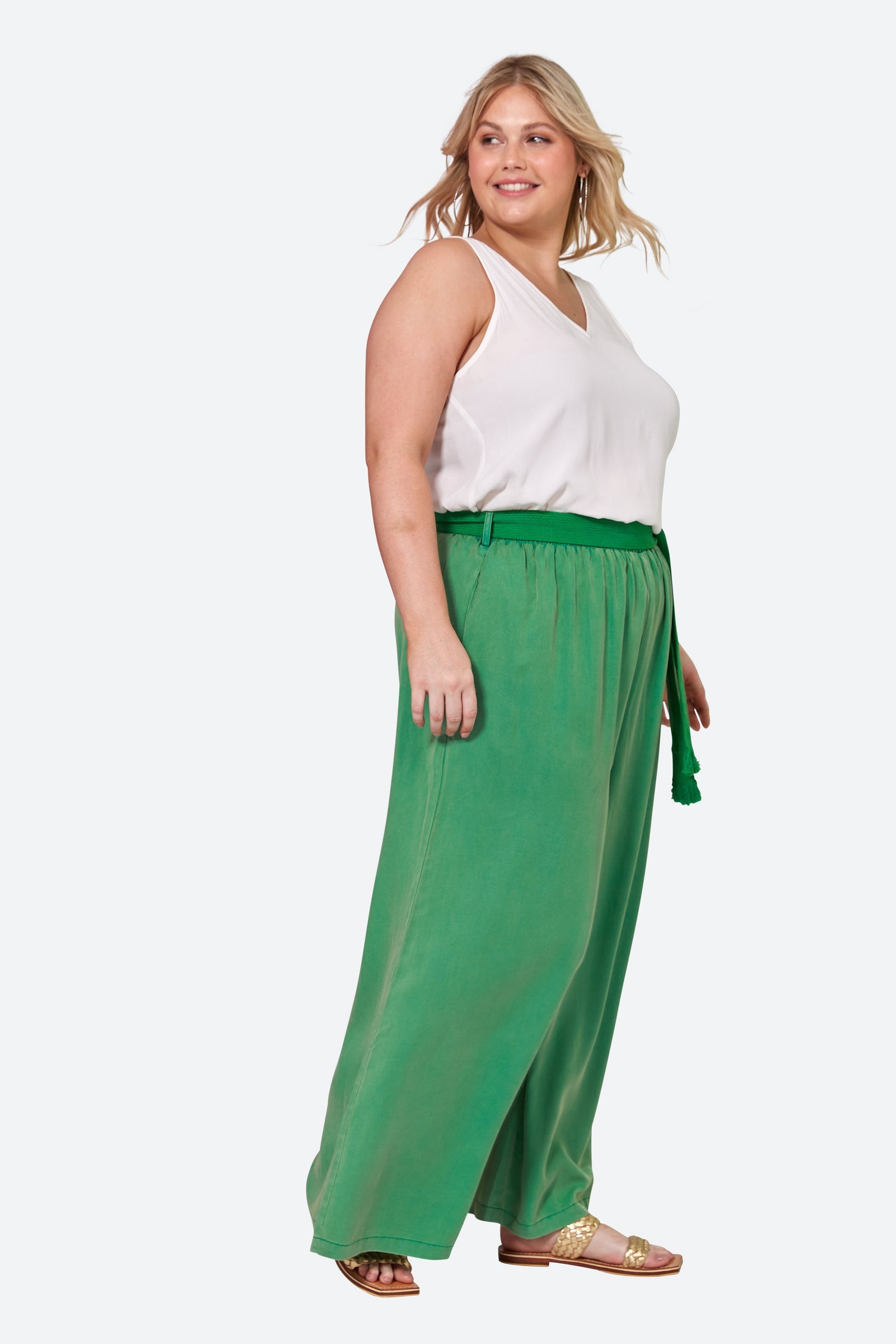 Elan Pant - Meadow - eb&ive Clothing - Pant Wide