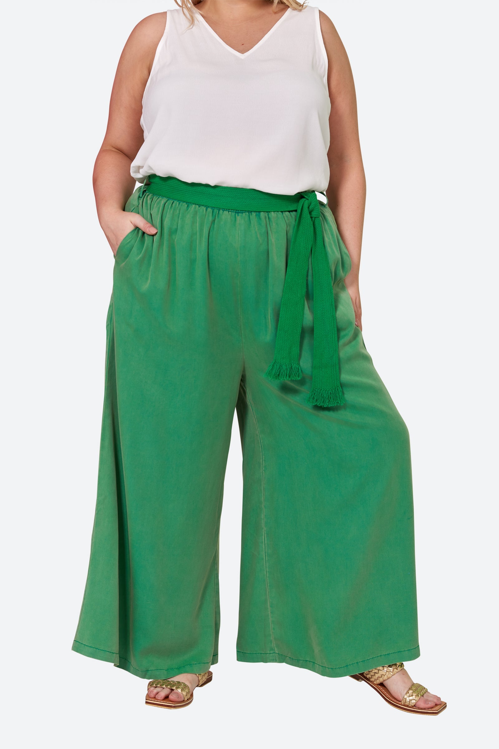 Elan Pant - Meadow - eb&ive Clothing - Pant Wide