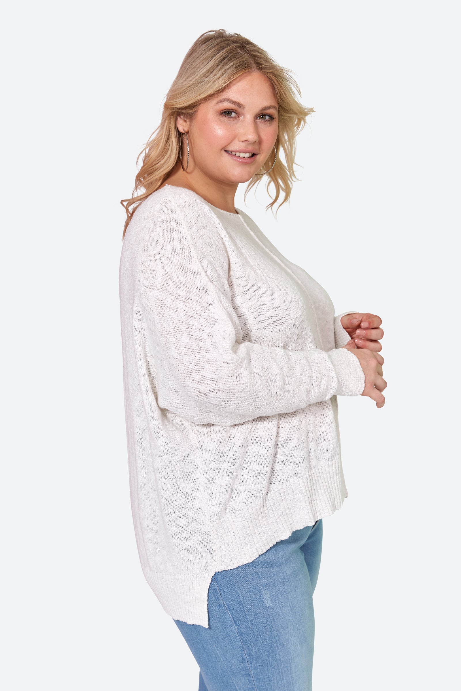 Jovial Jumper - Blanc - eb&ive Clothing - Knit Jumper