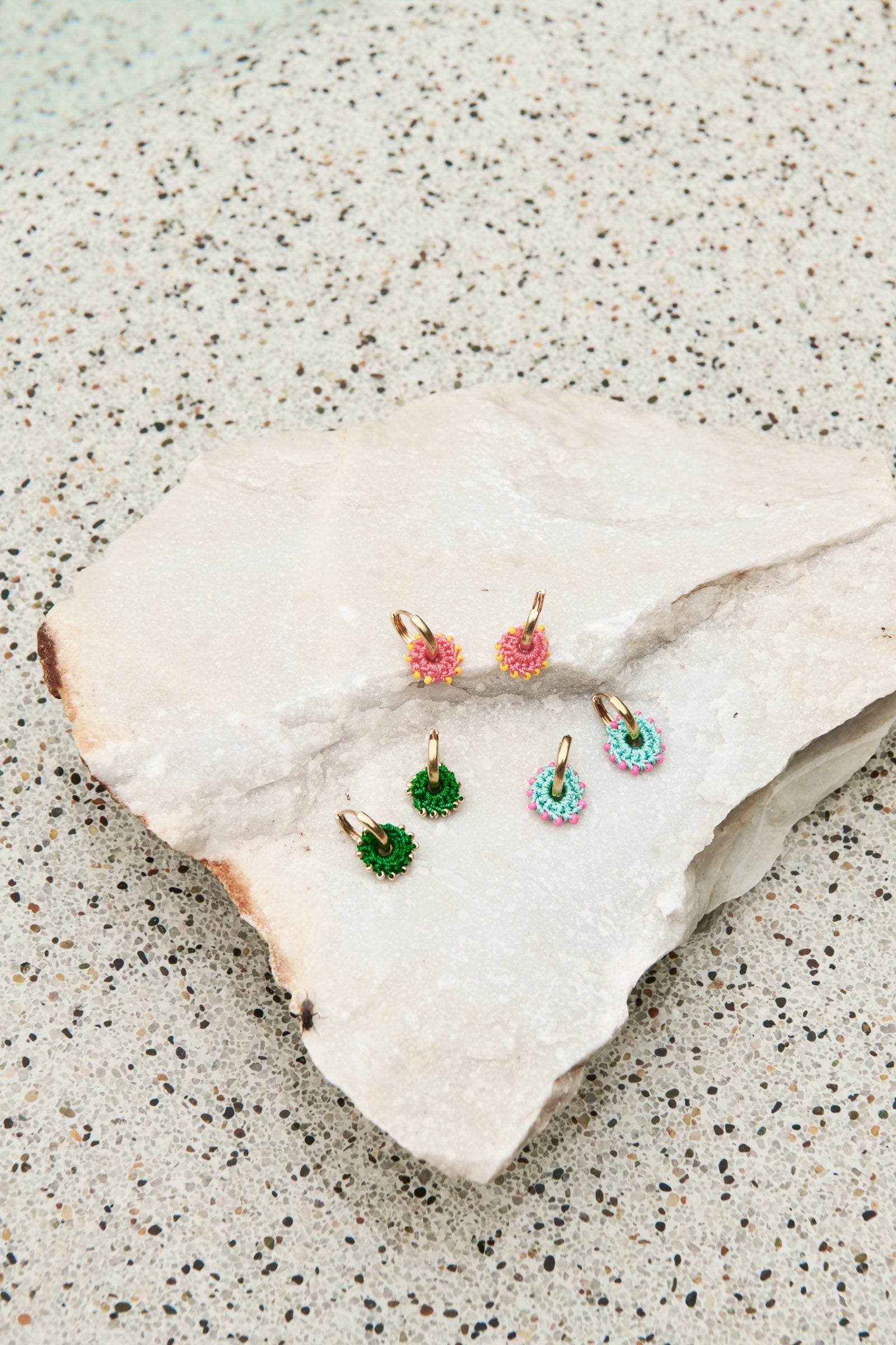 Ethos Earring - Kiwi/Gold - eb&ive Earring