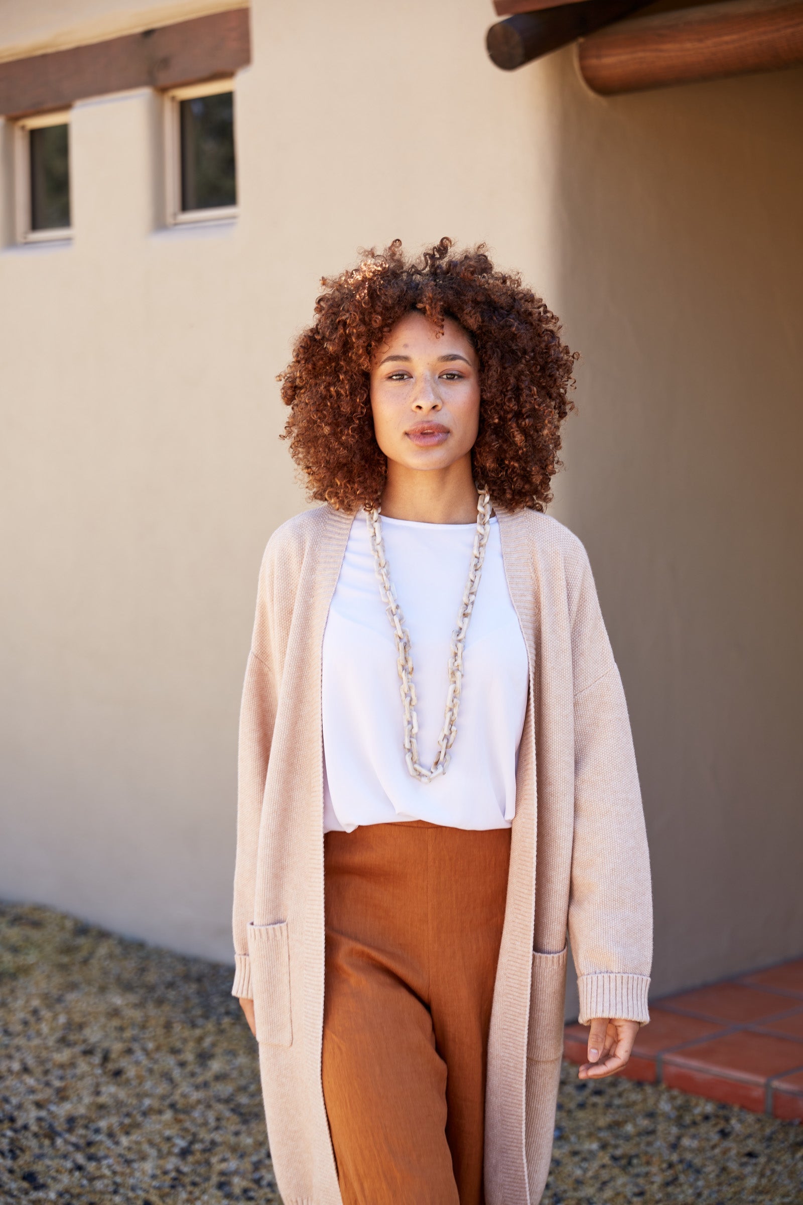 Mohave Link Necklace - Oyster - eb&ive Necklace