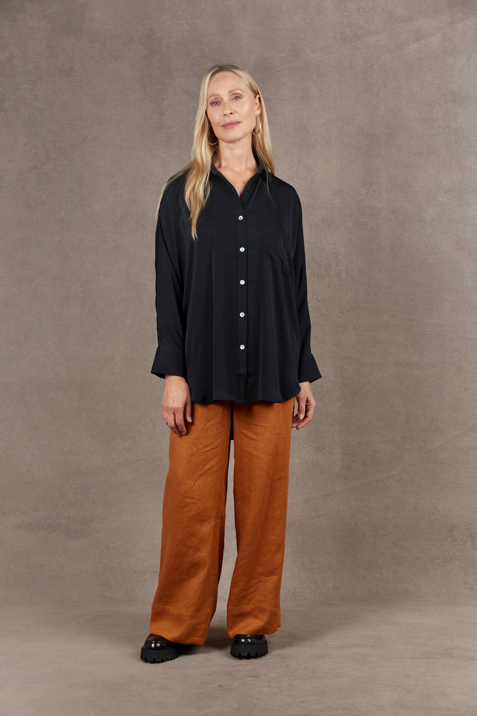 Mayan Shirt - Ebony - eb&ive Clothing - Shirt
