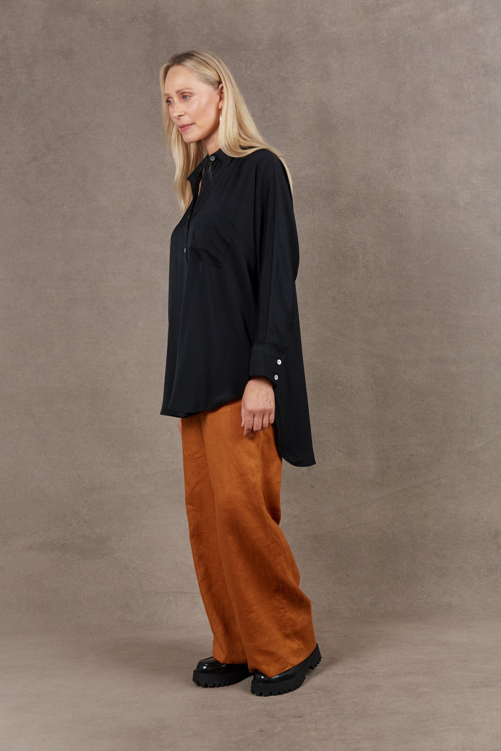 Mayan Shirt - Ebony - eb&ive Clothing - Shirt