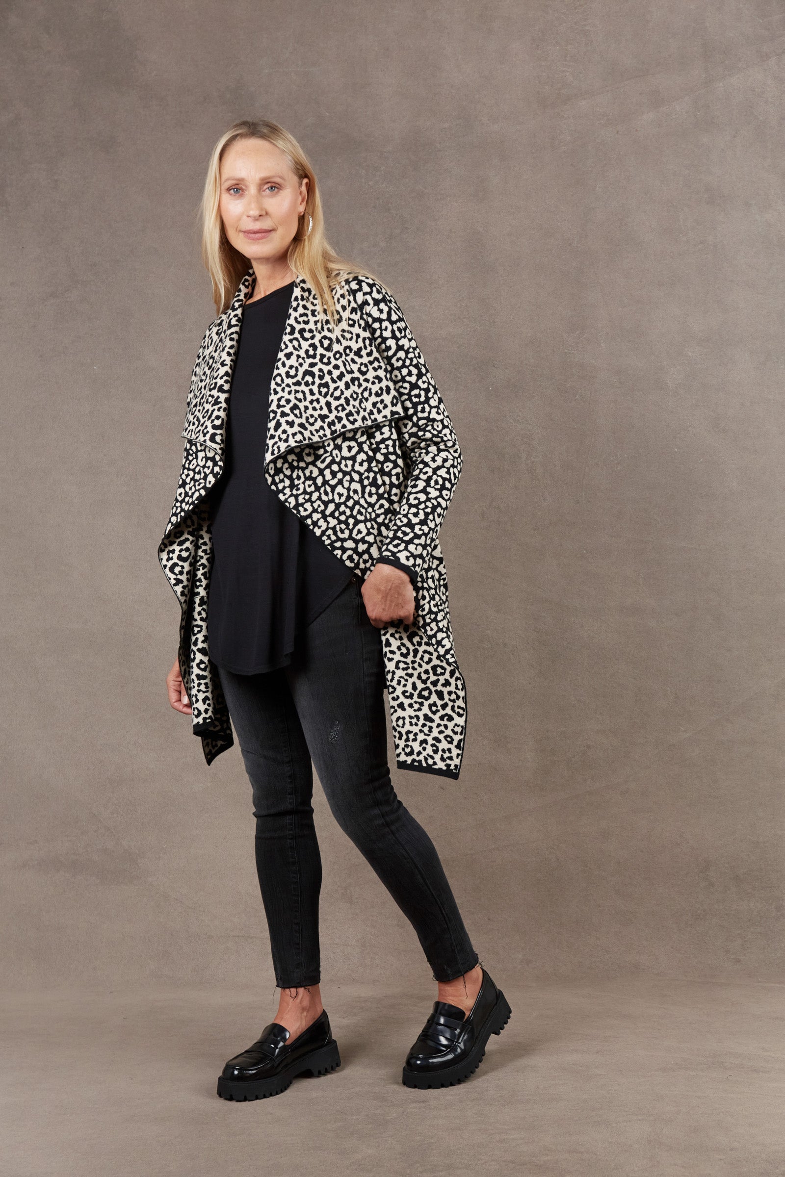 Pilbara Waterfall Cardigan - Vanilla - eb&ive Clothing - Knit Cardigan One Size