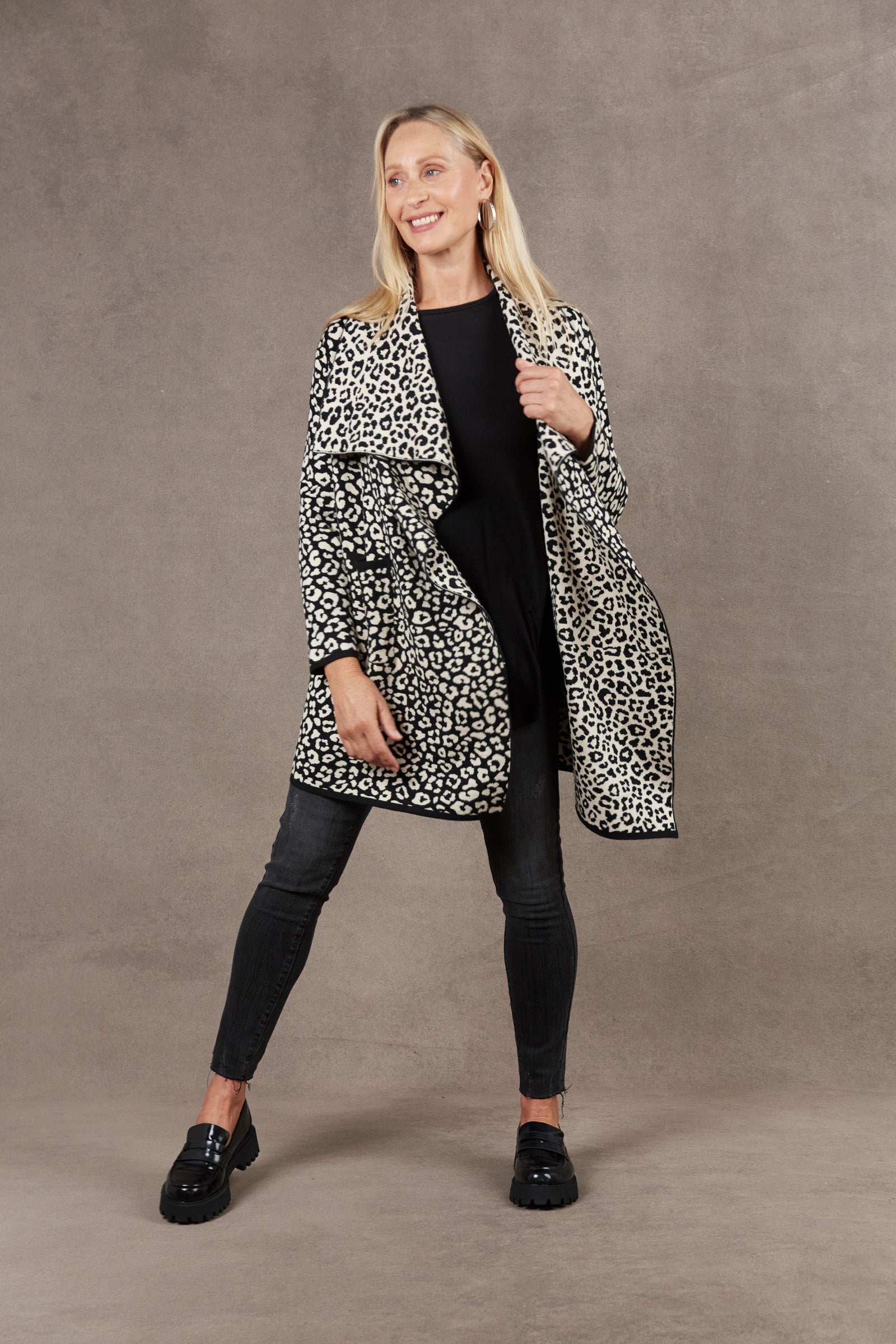 Pilbara Waterfall Cardigan - Vanilla - eb&ive Clothing - Knit Cardigan One Size