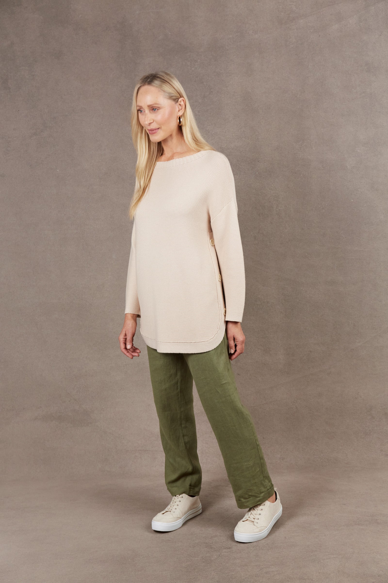 Britons Knit - Oat - eb&ive Clothing - Knit Jumper