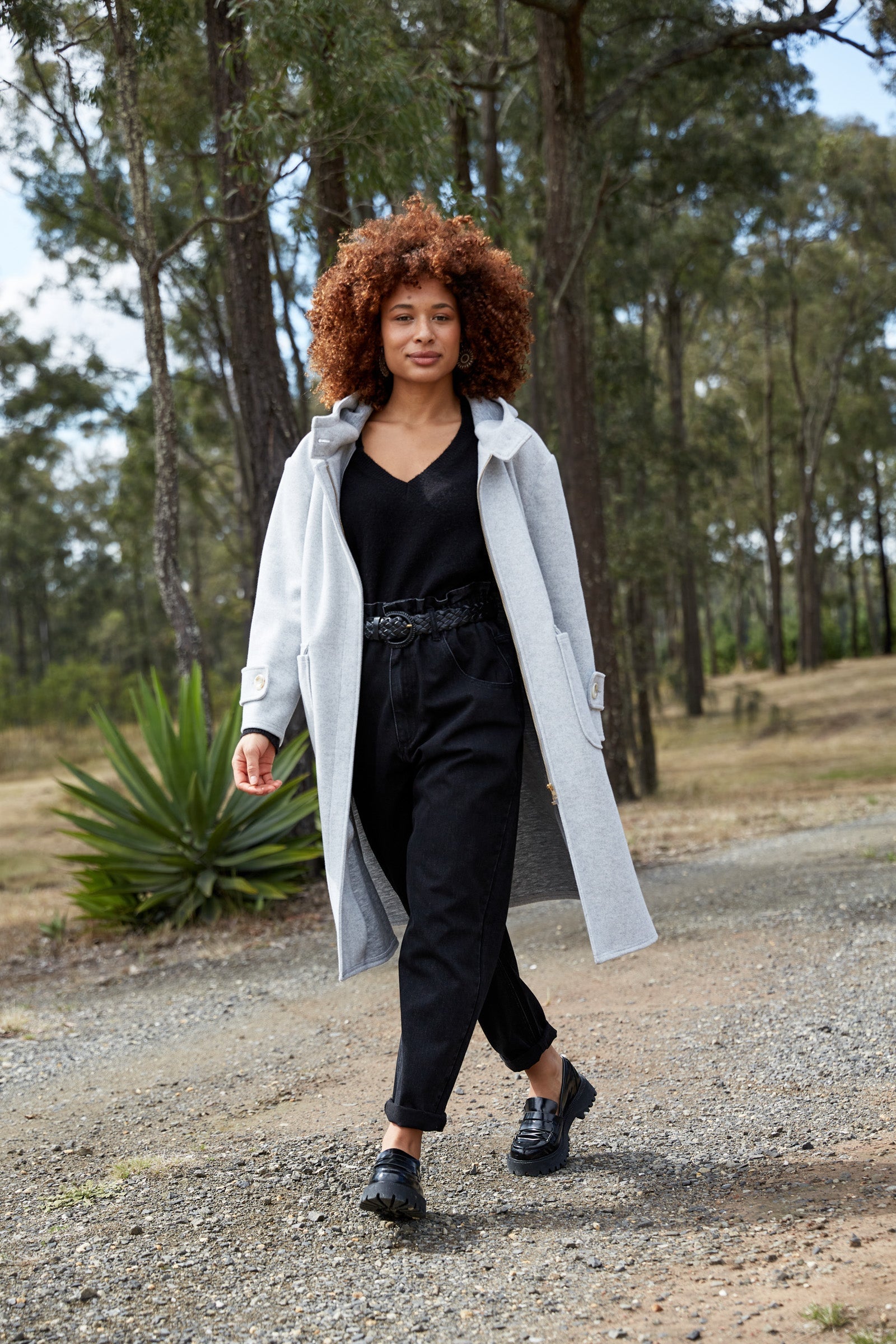 Mohave Hood Jacket - Grey - eb&ive Clothing - Jacket