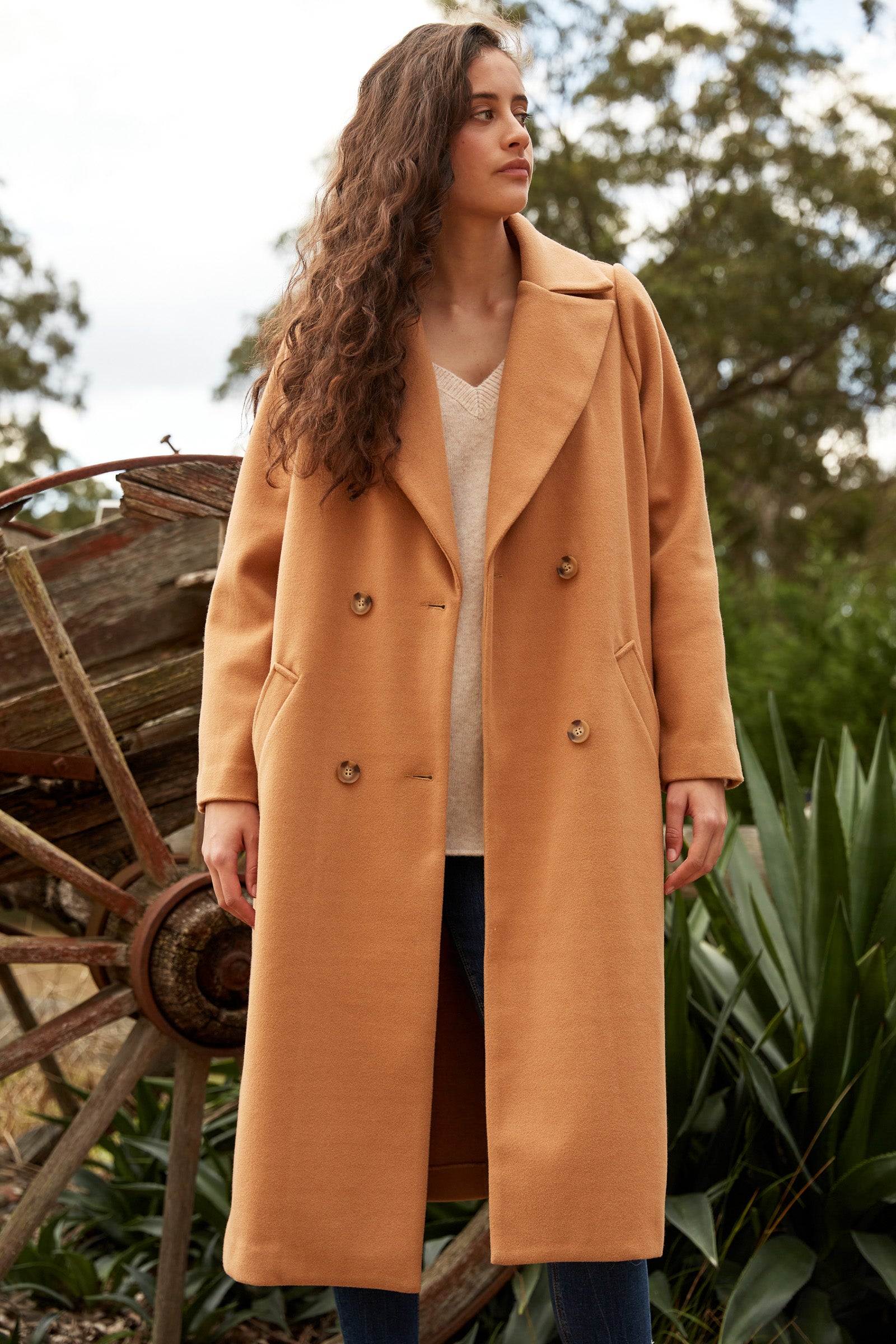 Mohave Coat - Camel - eb&ive Clothing - Jacket
