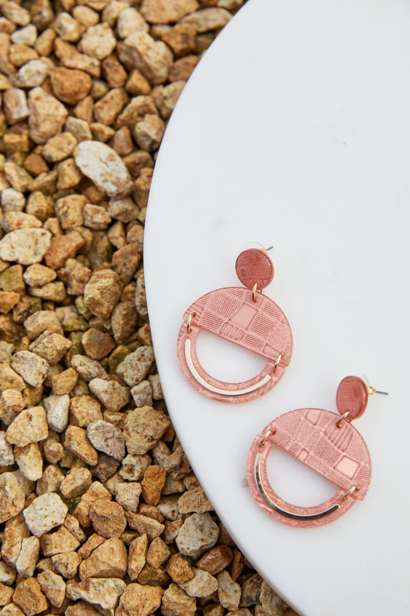 Bantu Dome Earring - Amber - eb&ive Earring