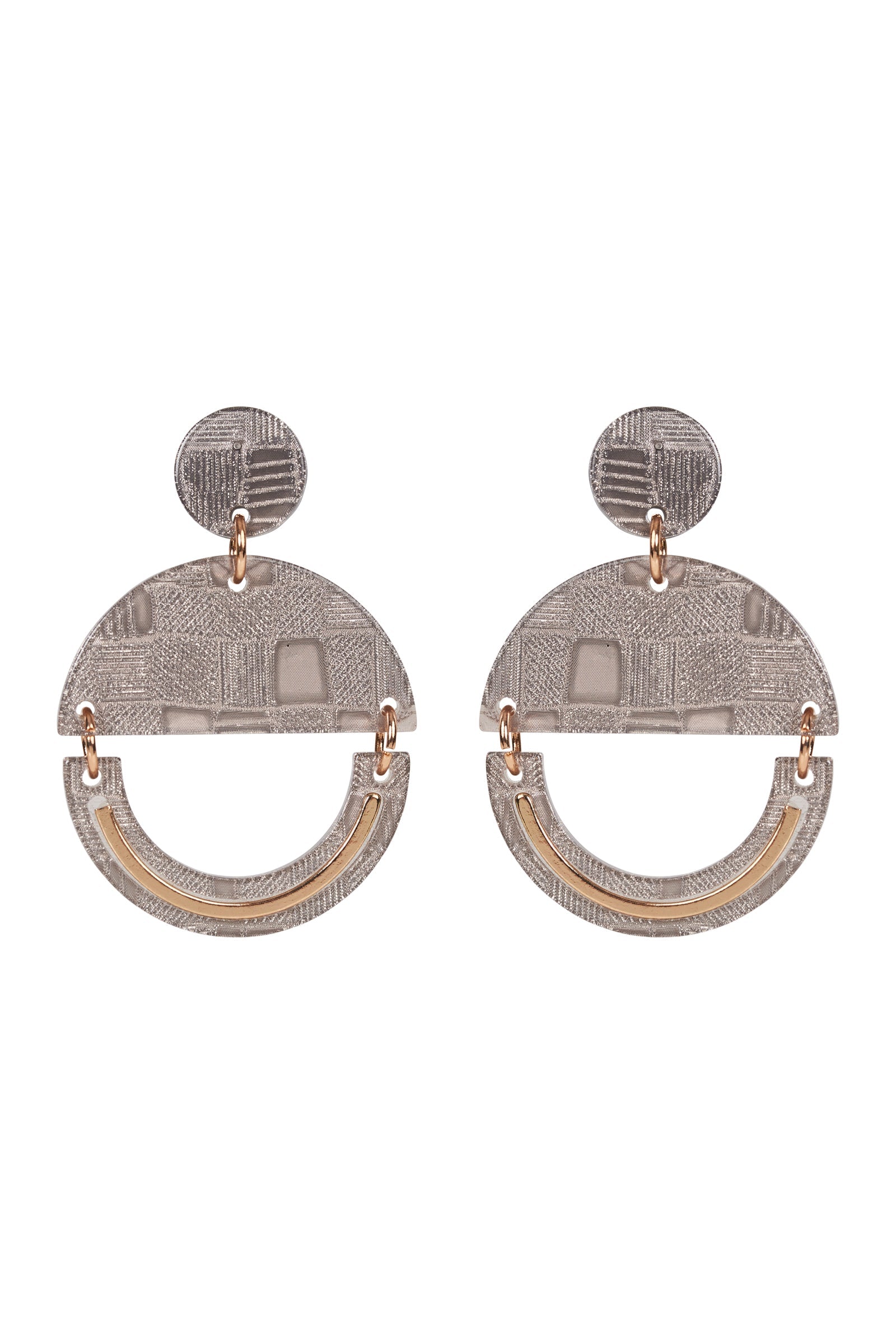 Bantu Dome Earring - Smoke - eb&ive Earring