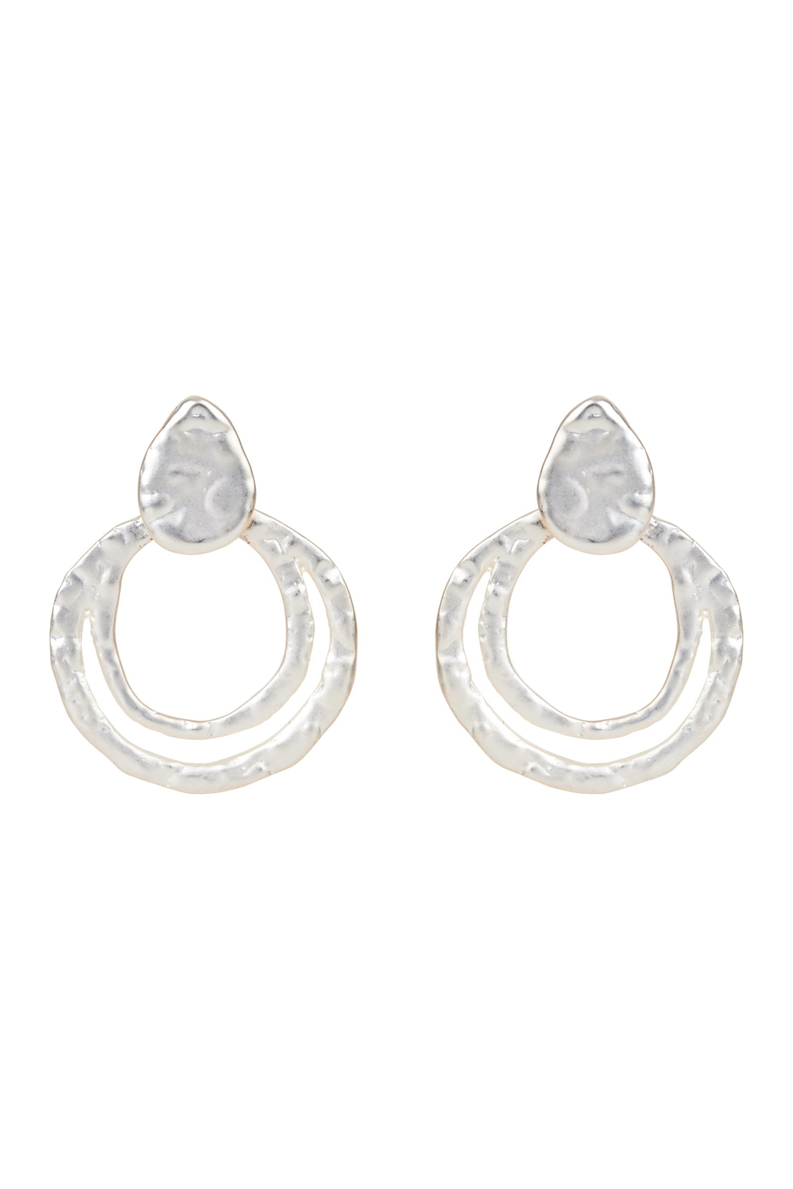 Meta Earring - Silver Circle - eb&ive Earring