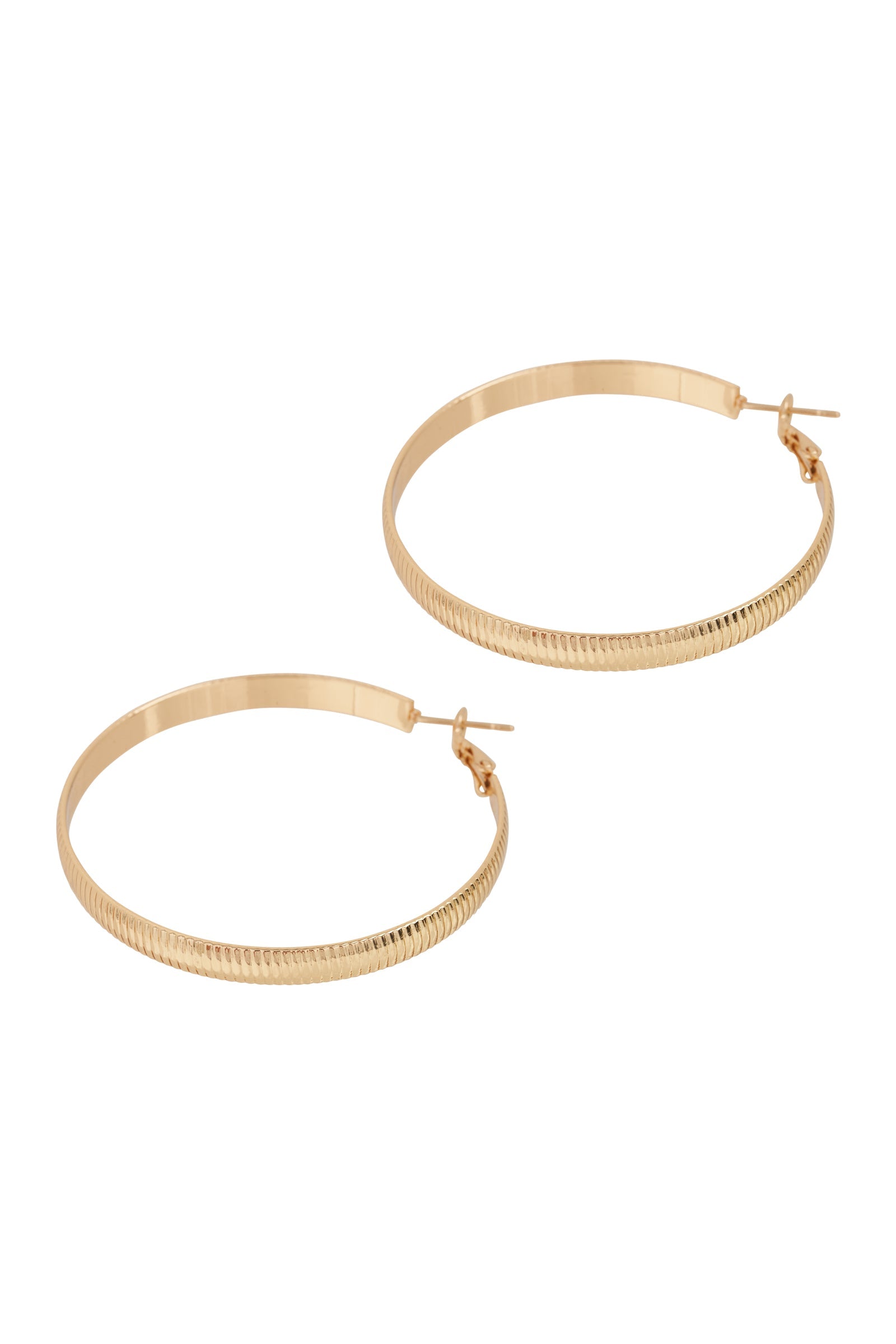 Norse Large Hoop - Gold - eb&ive Earring