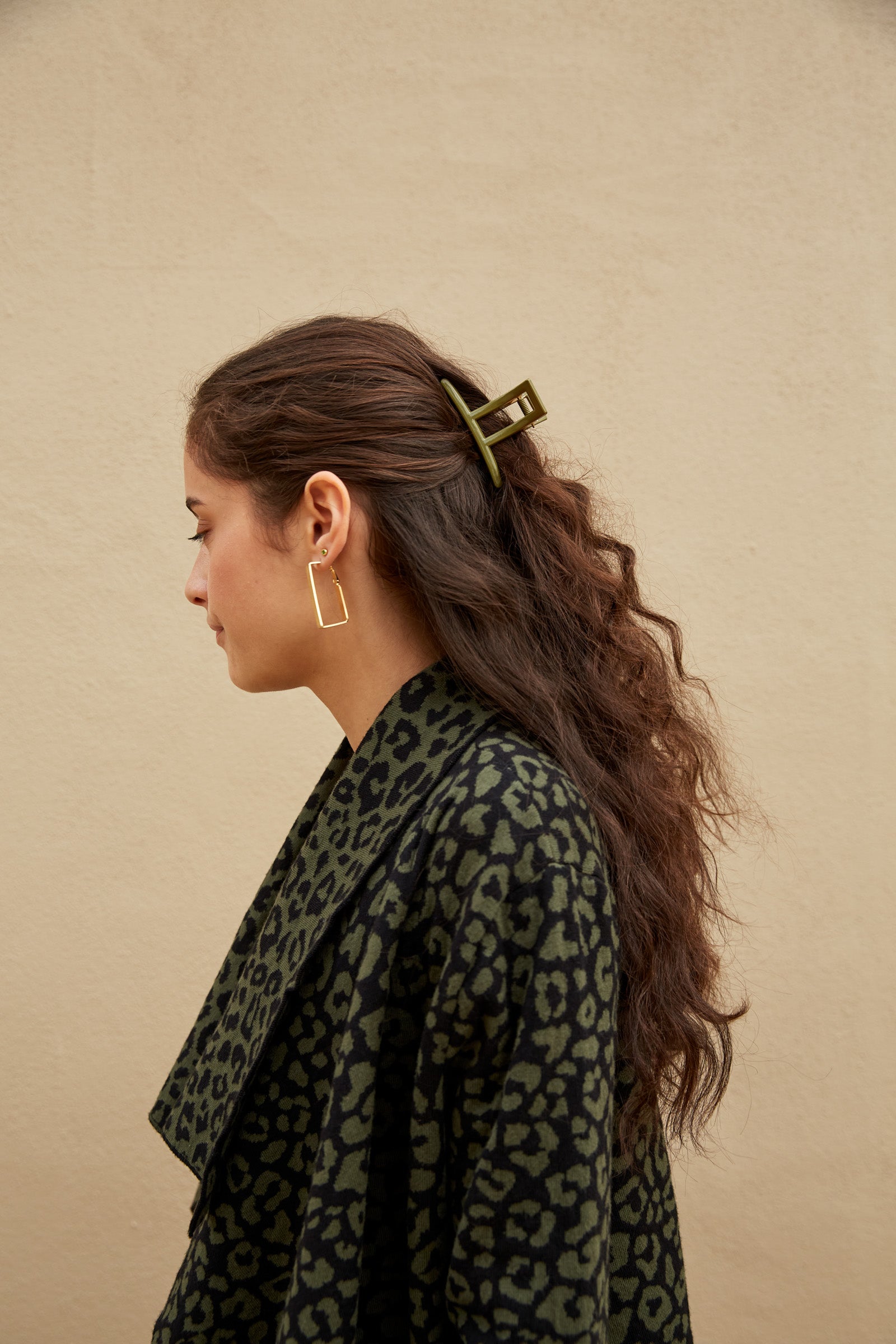 Meta Earring - Gold Rectangle - eb&ive Earring