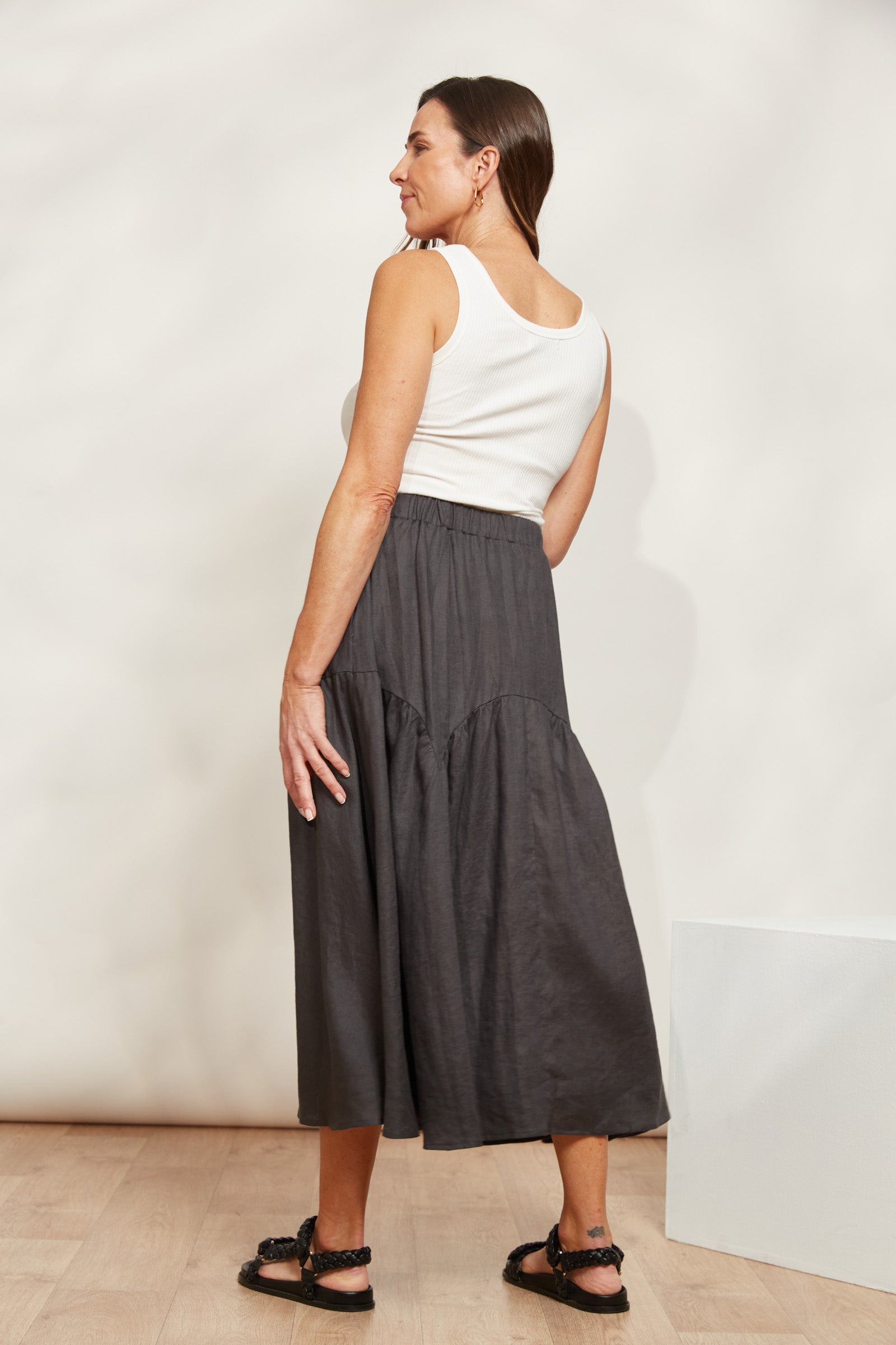 Halcyon Skirt - Oyster