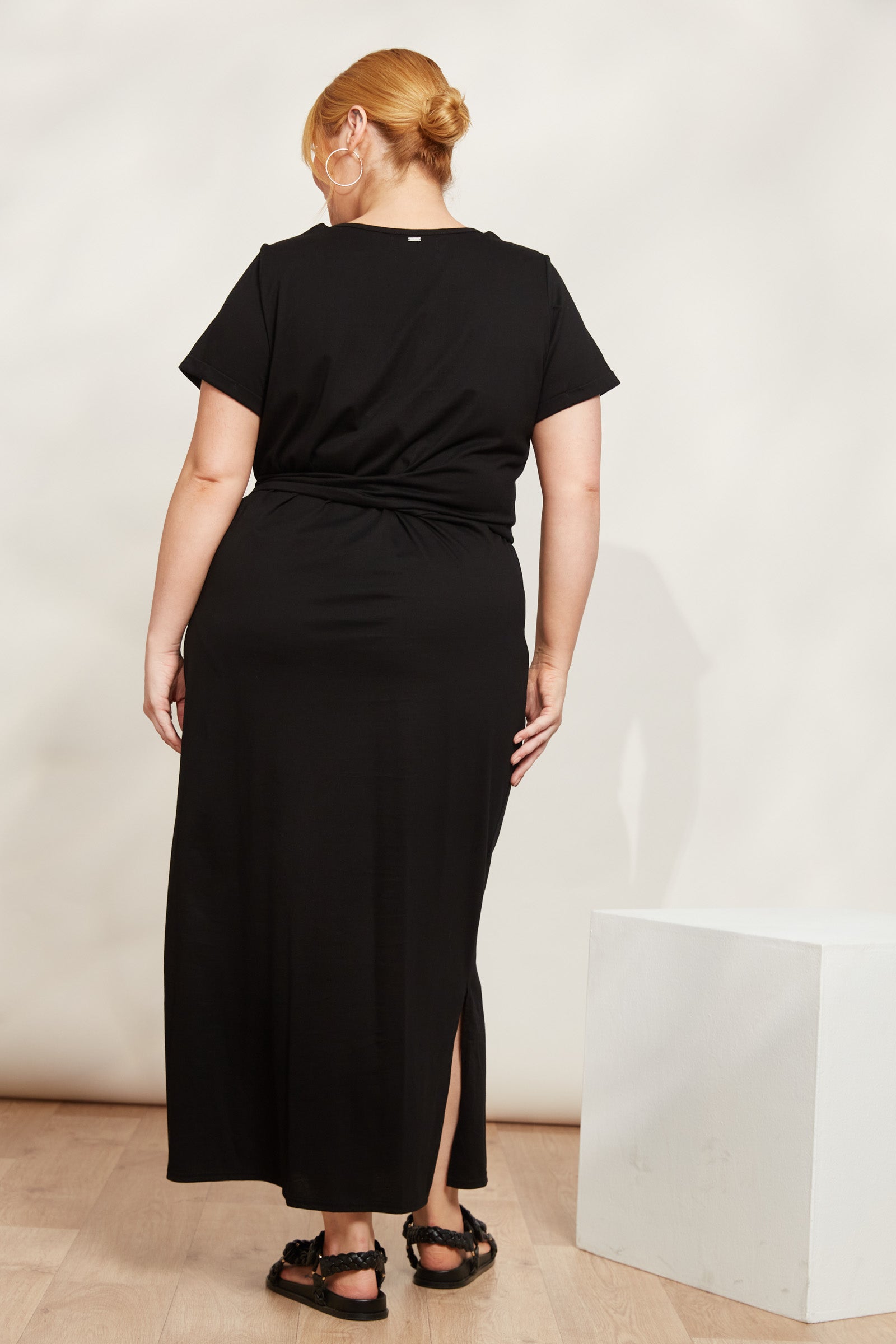 Verano Tie Dress - Sable - eb&ive Clothing - Dress Tshirt