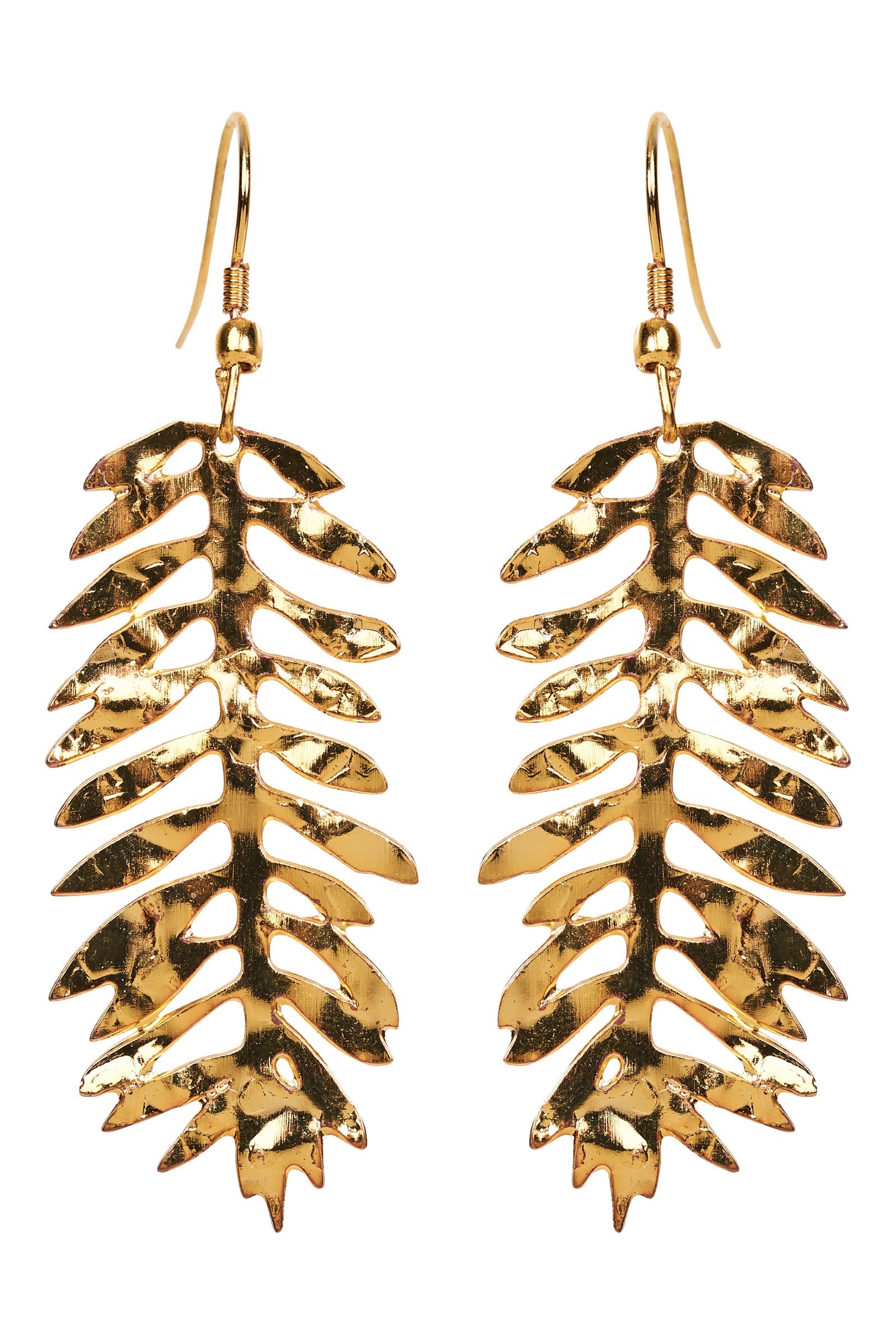 La Plage Earring - Gold Leaf - eb&ive Earring