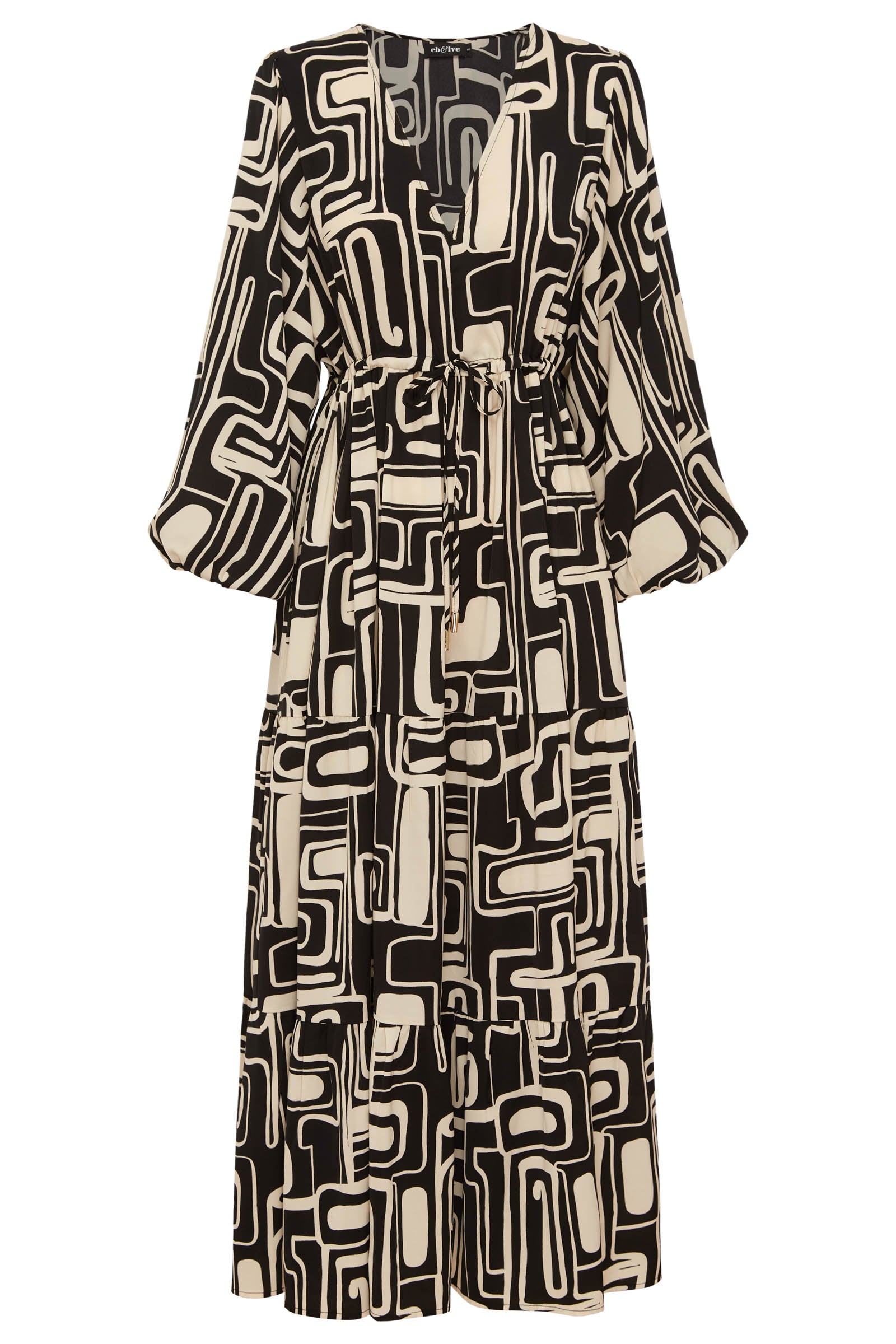 Elsie Maxi Dress - Geo
