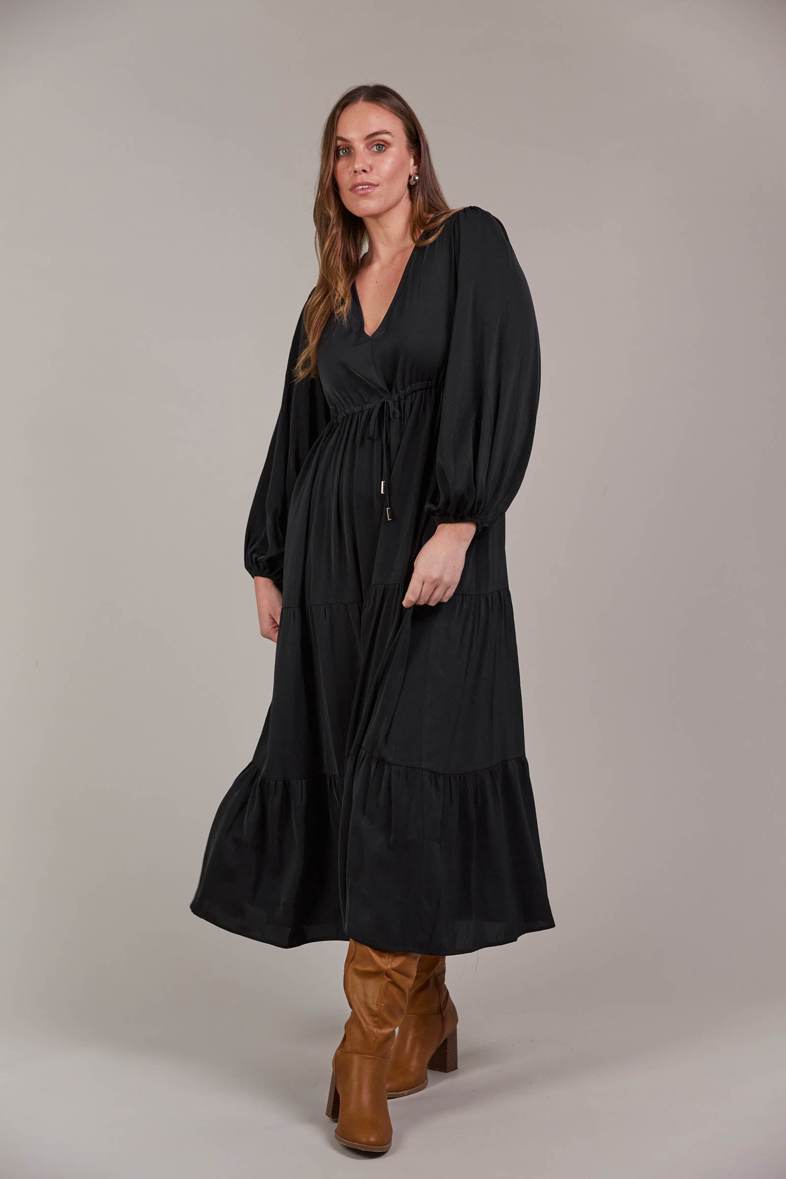 Elsie Maxi Dress - Black