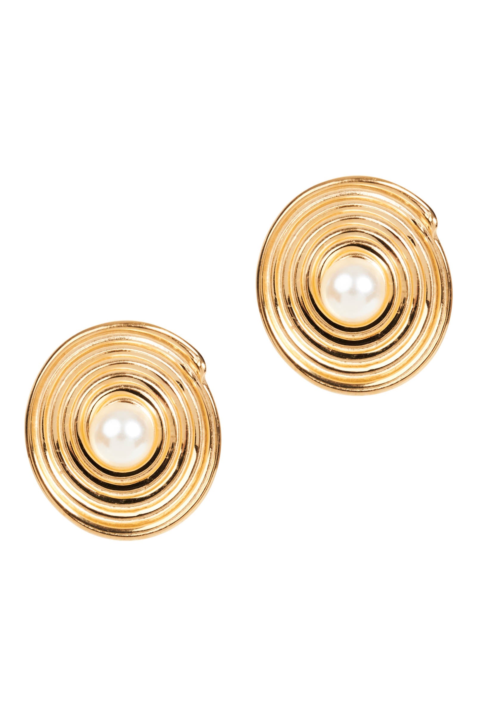 Ivy Pearl Earring - Swirl