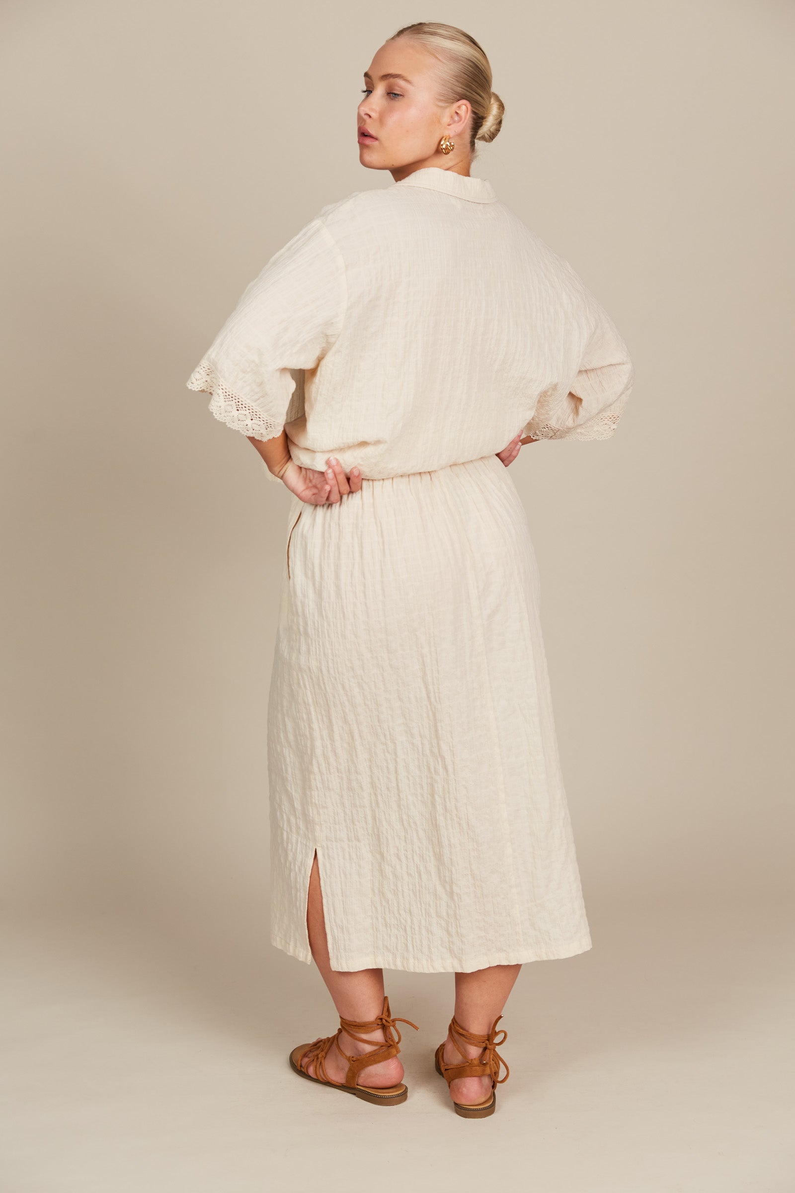 Fleur Skirt - Canvas